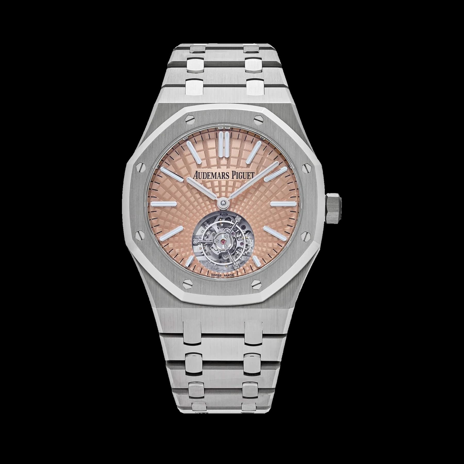 Audemars Piguet Royal Oak 26531TI.OO.1220TI.01 Selfwinding Flying Tourbillon Titanium Salmon Dial Limited Edition of 30 (2024)