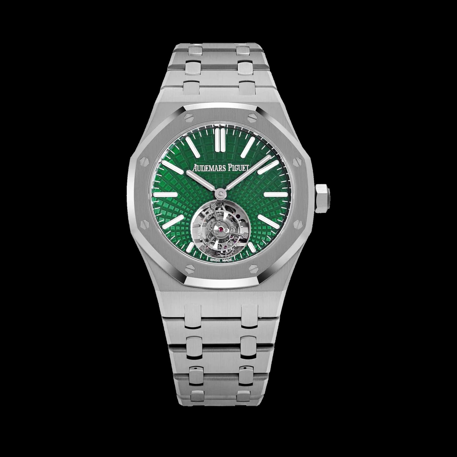 Audemars Piguet Royal Oak 26534TI.OO.1220TI.01 Flying Tourbillon Titanium Green Dial Limited Edition of 50 (2021)
