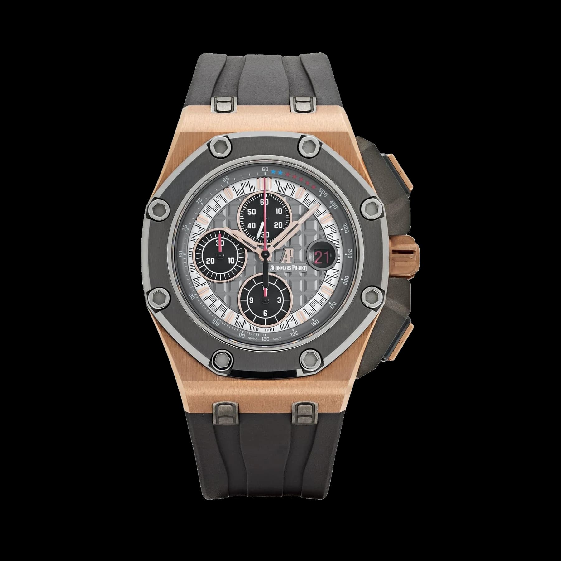 Audemars Piguet Royal Oak Offshore 26568OM.OO.A004CA.01 'Michael Schumacher' Chronograph Rose Gold Grey Dial Limited Edition of 500 (2012)