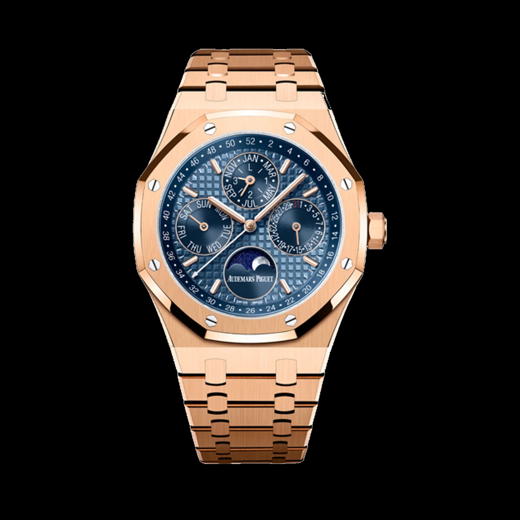 Audemars Piguet Royal Oak 26574OR.OO.1220OR.03 Perpetual Calendar 18-carat pink gold
