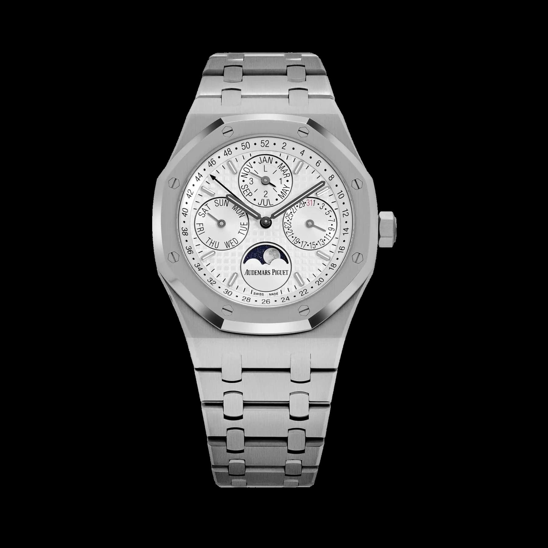 Audemars Piguet Royal Oak 26574ST.OO.1220ST.01 Perpetual Calendar Stainless Steel White Dial (2016)