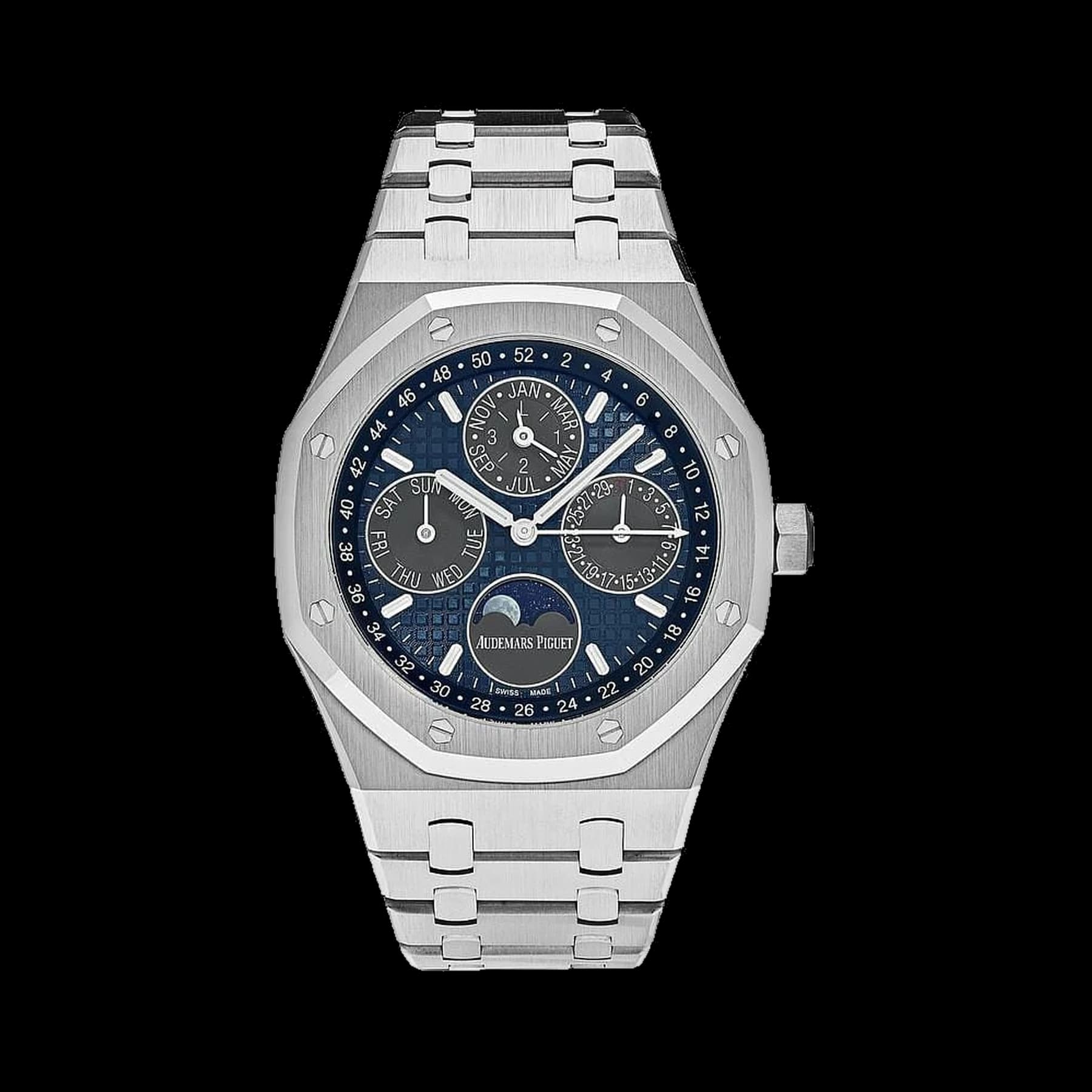 Audemars Piguet Royal Oak Perpetual Calendar 26574TI.OO.1220TI.01 Titanium Blue Dial