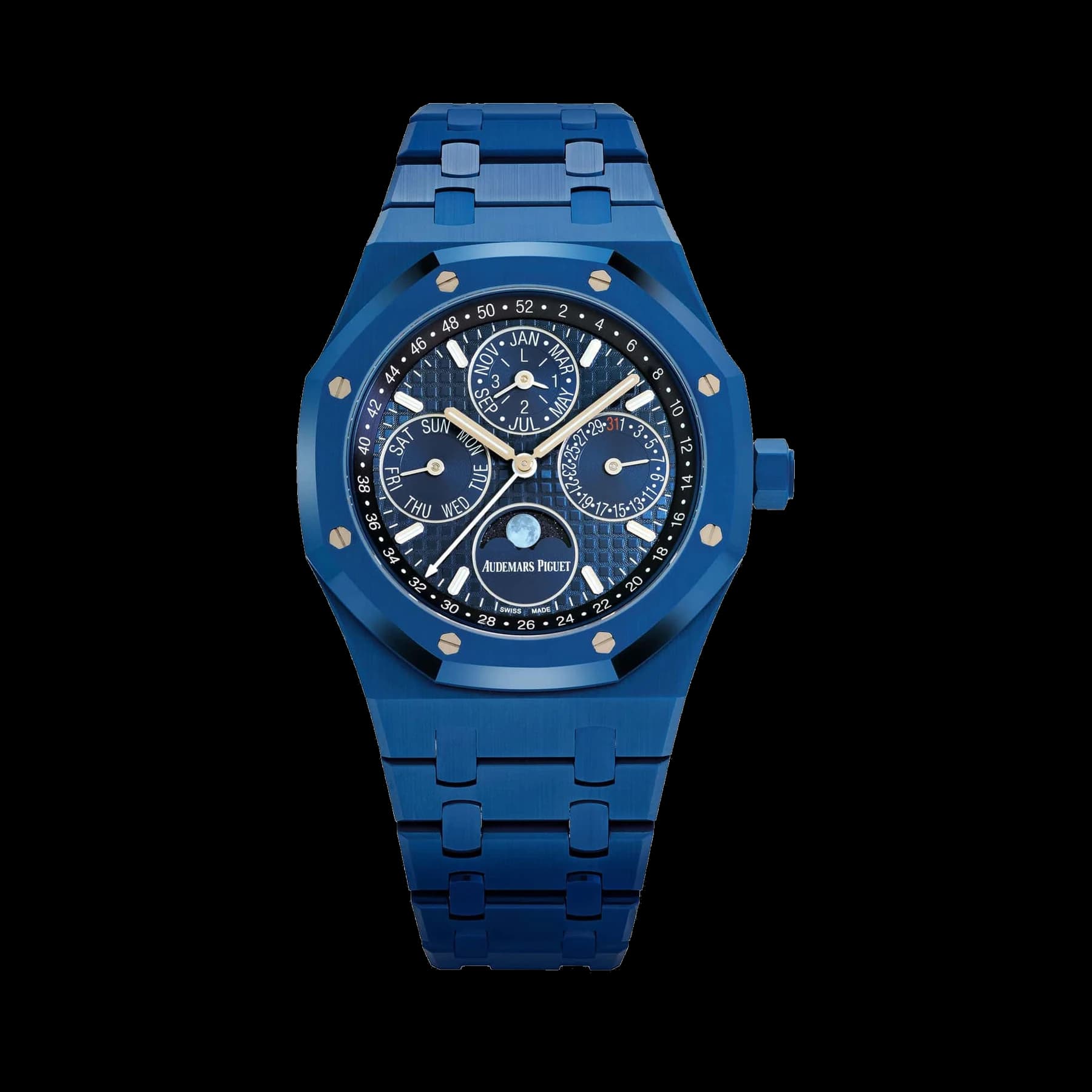 Audemars Piguet Royal Oak Perpetual Calendar 26579CS.OO.1225CS.01 Blue Ceramic Blue Dial