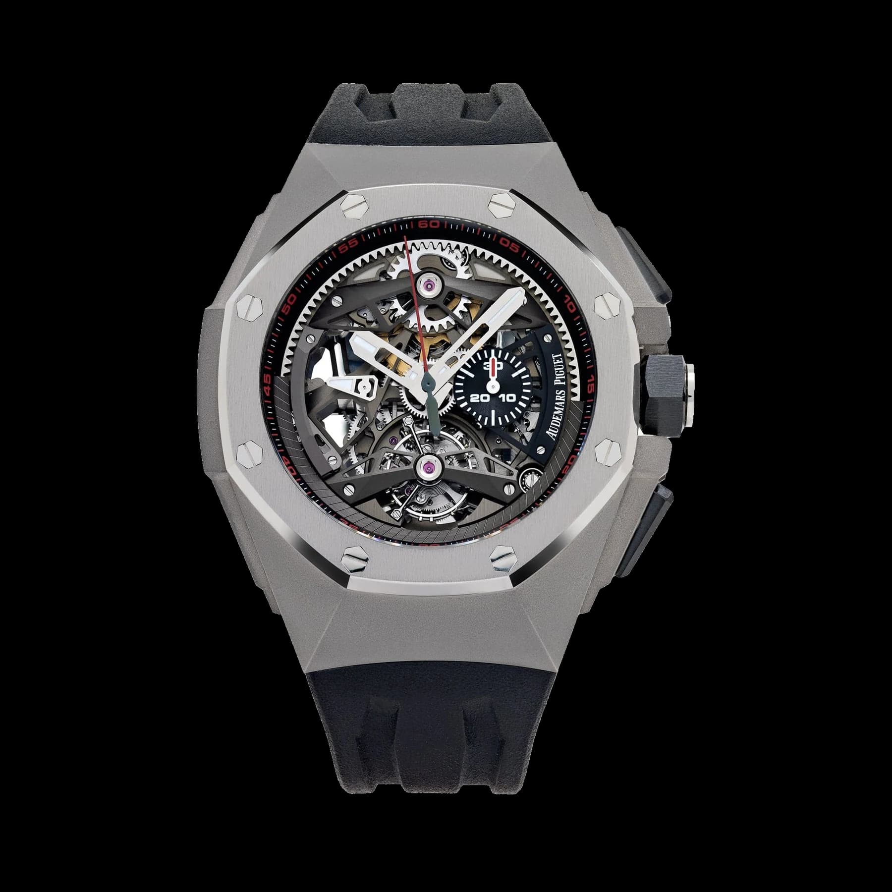 Audemars Piguet Royal Oak Concept 26587TI.OO.D067CA.01 Tourbillon Chronograph Titanium Openworked Dial (2018)