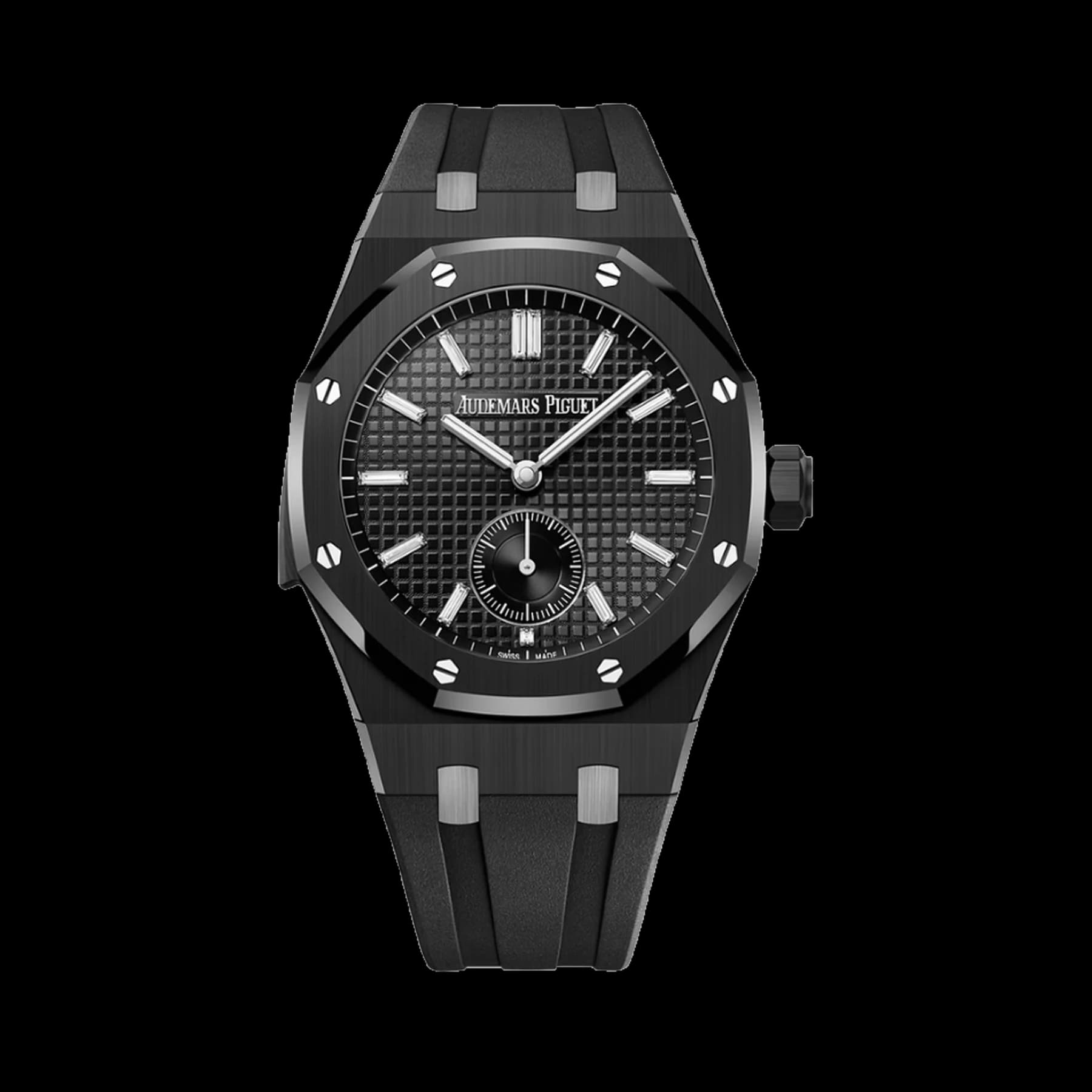 Audemars Piguet Royal Oak Minute Repeater Supersonnerie 26591CE.OO.D002CA.02 Black Ceramic Baguette Diamond Dial