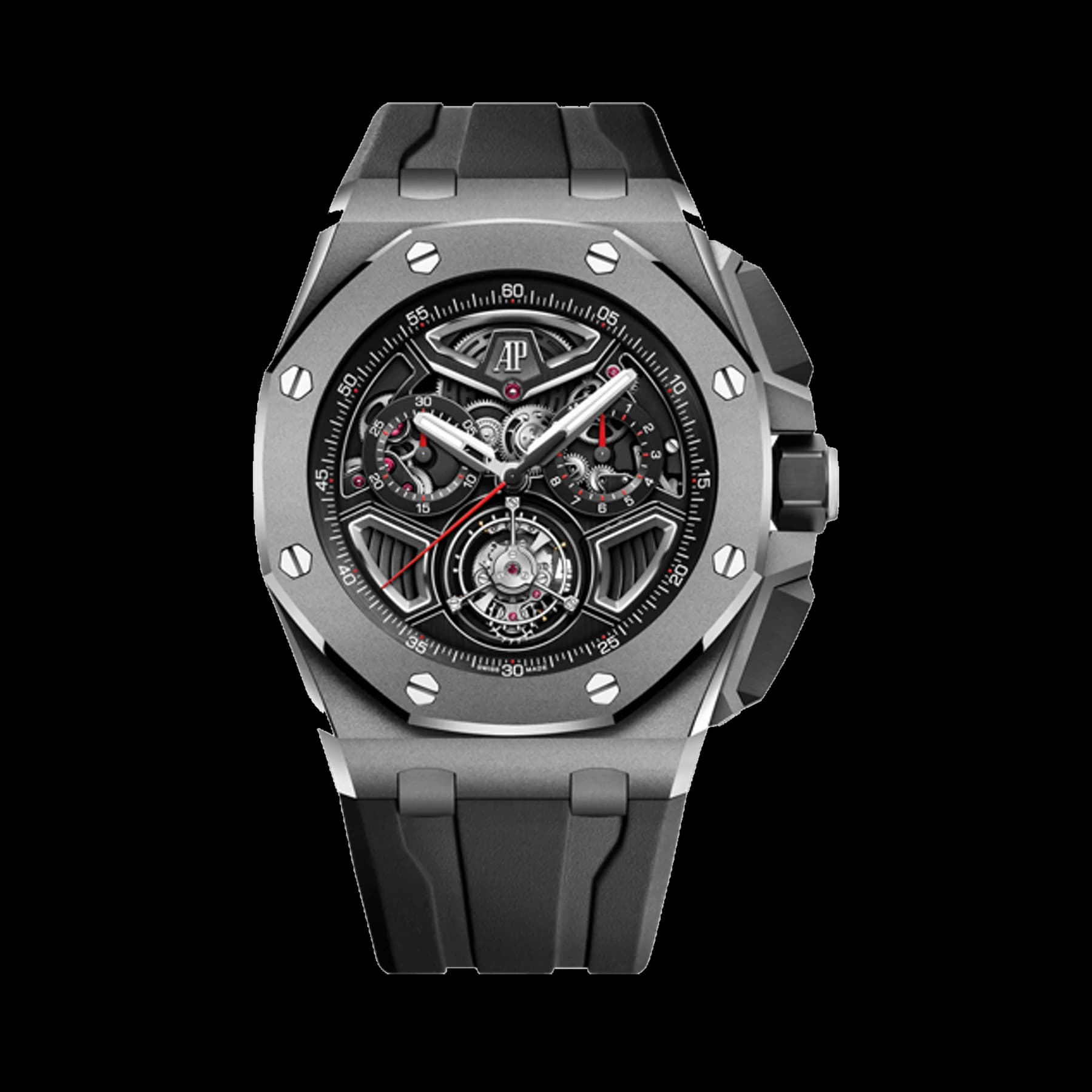Audemars Piguet Royal Oak Offshore 26622TI.GG.D002CA.01 Selfwinding Flying Tourbillon Chronograph Titanium