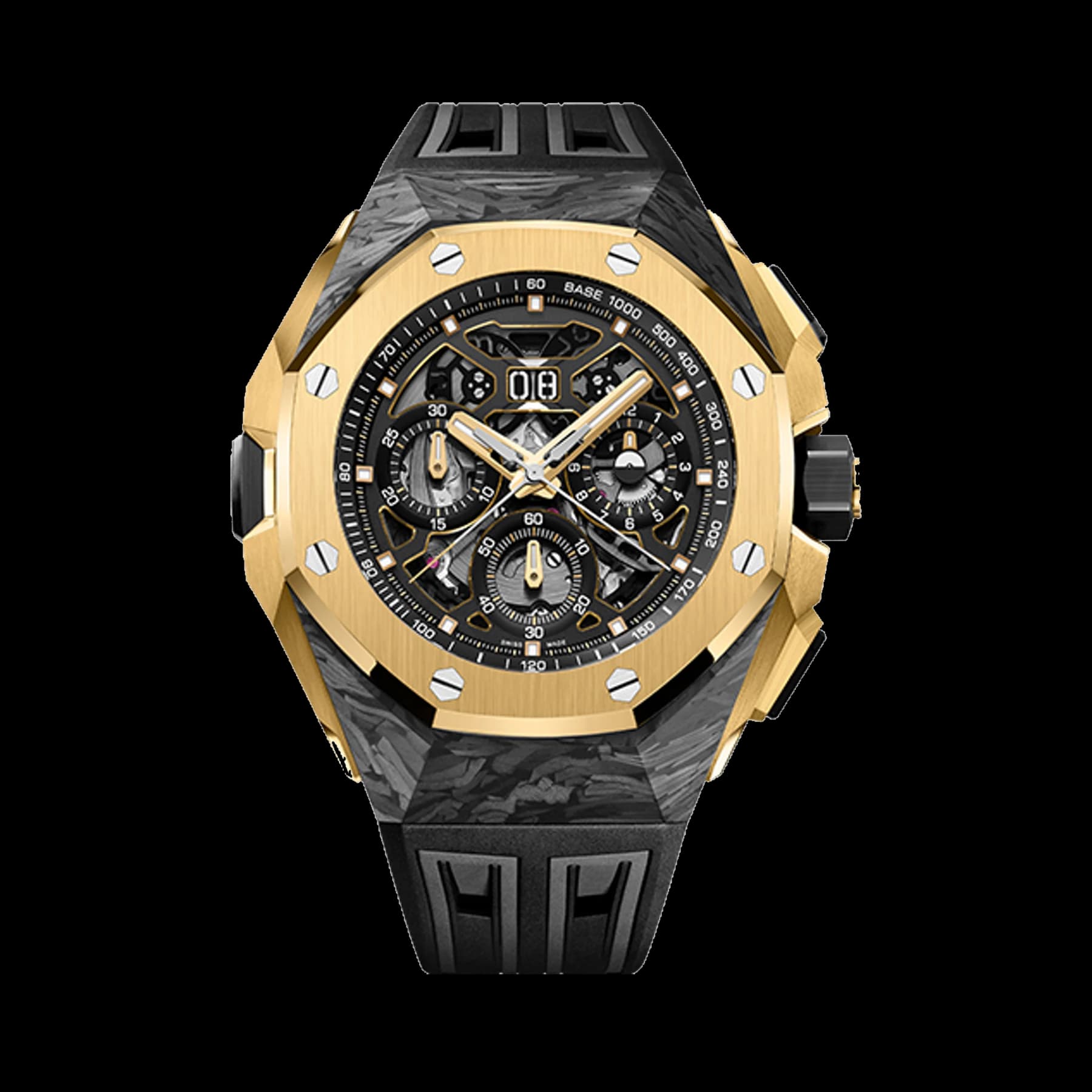 Audemars Piguet Royal Oak Concept 26650FA.OO.D002CA.01 Split-Seconds Chronograph GMT Large Date Carbon