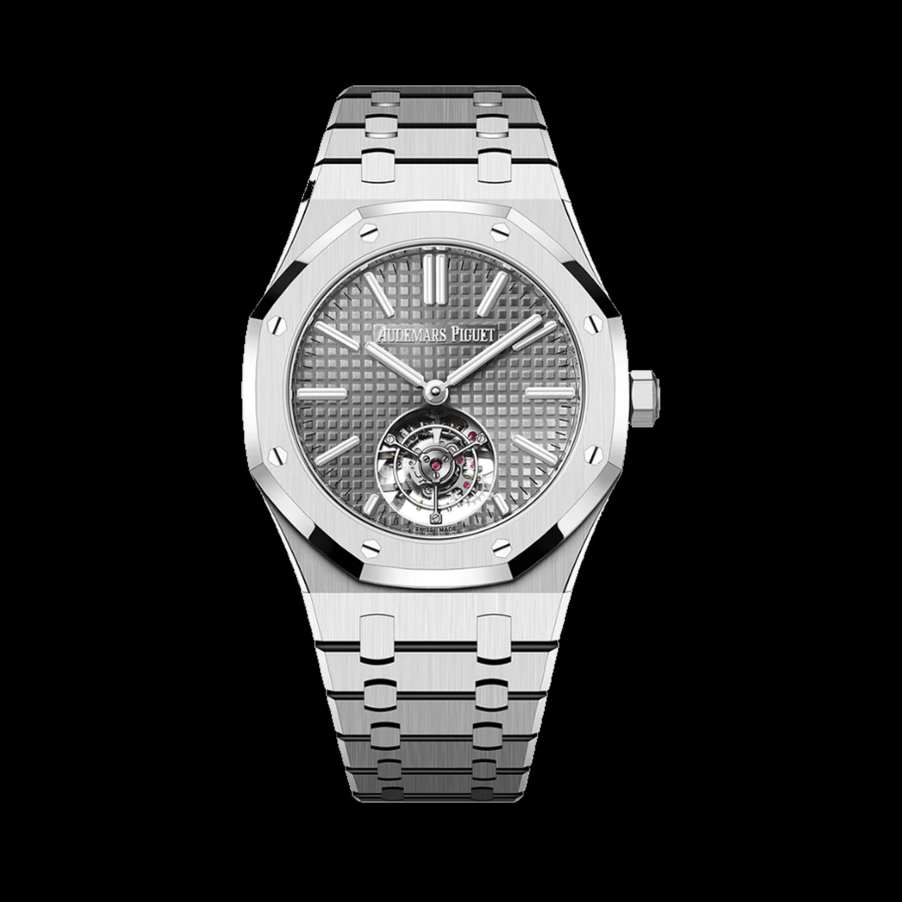 Audemars Piguet Royal Oak Flying Tourbillon 26730ST.OO.1320ST.06 Selfwinding Steel Grey Dial
