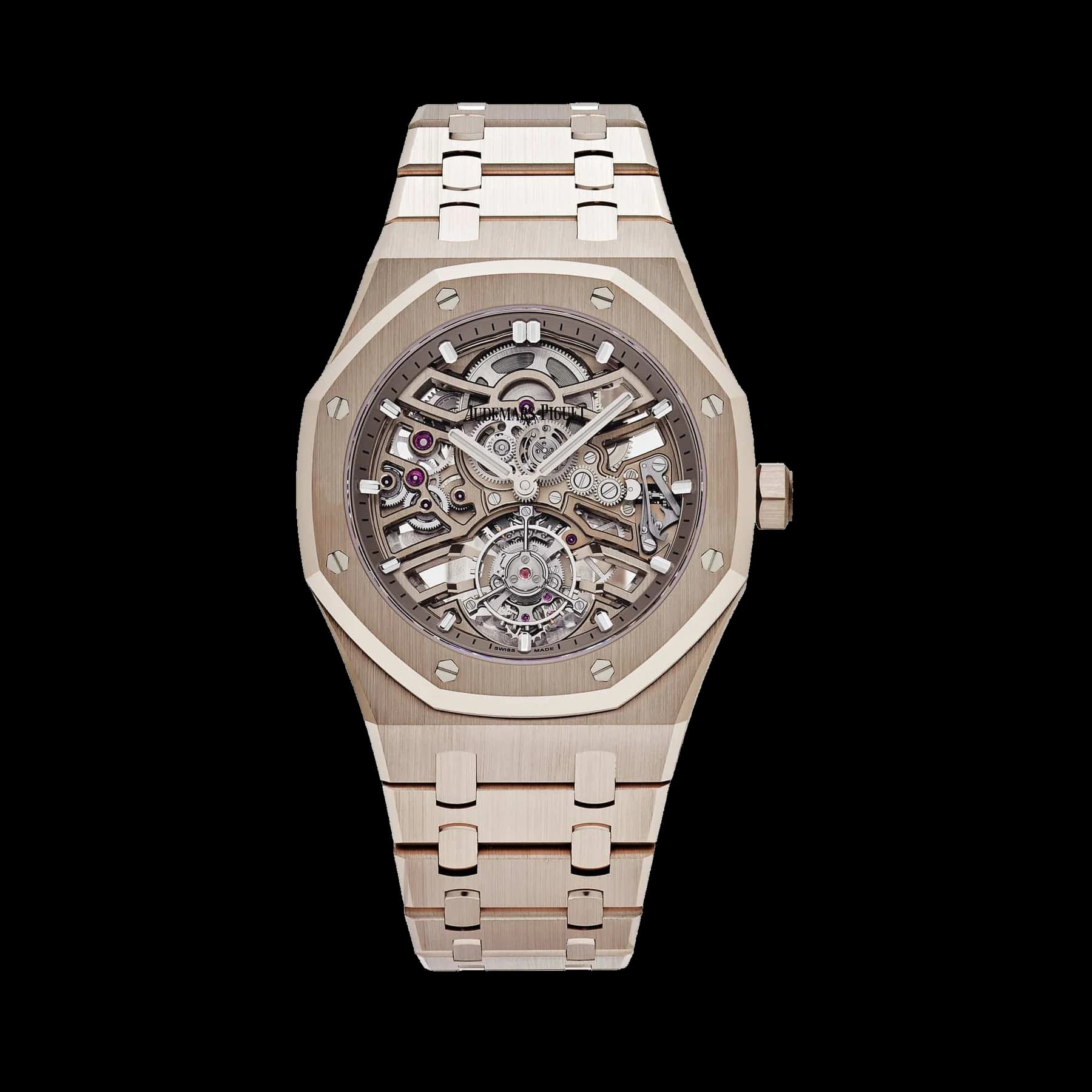 Audemars Piguet Royal Oak 26735SG.OO.1320SG.01 Selfwinding Flying Tourbillon Openworked Sand Gold (2024)