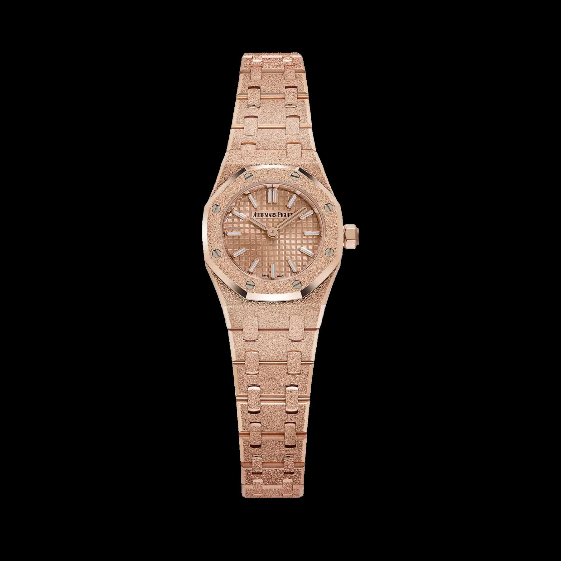 Audemars Piguet Royal Oak 67630OR.GG.1312OR.01 'Mini' Frosted Rose Gold Quartz (2025)