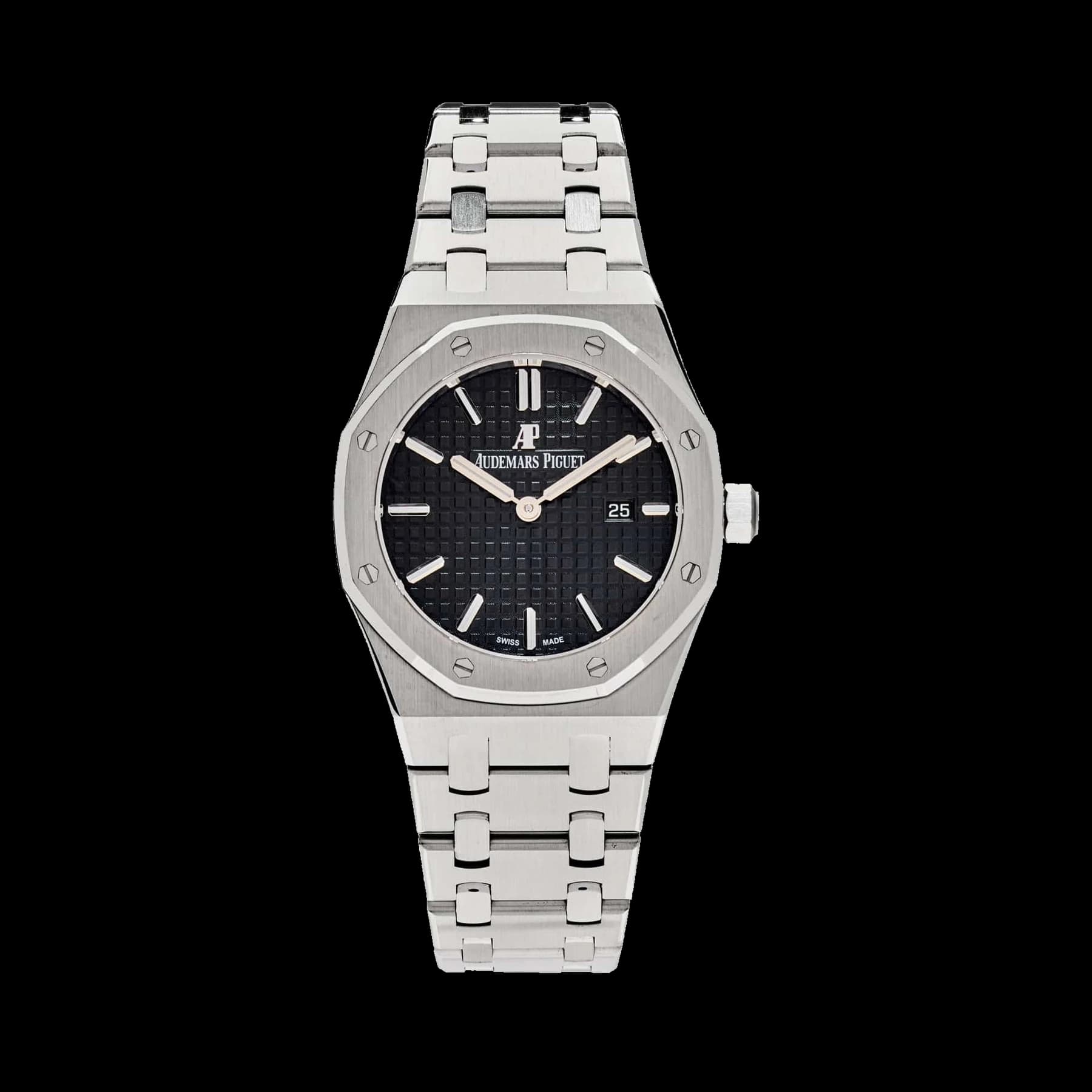 Audemars Piguet Royal Oak 67650ST.OO.1261ST.01 Lady Quartz Steel Black Dial
