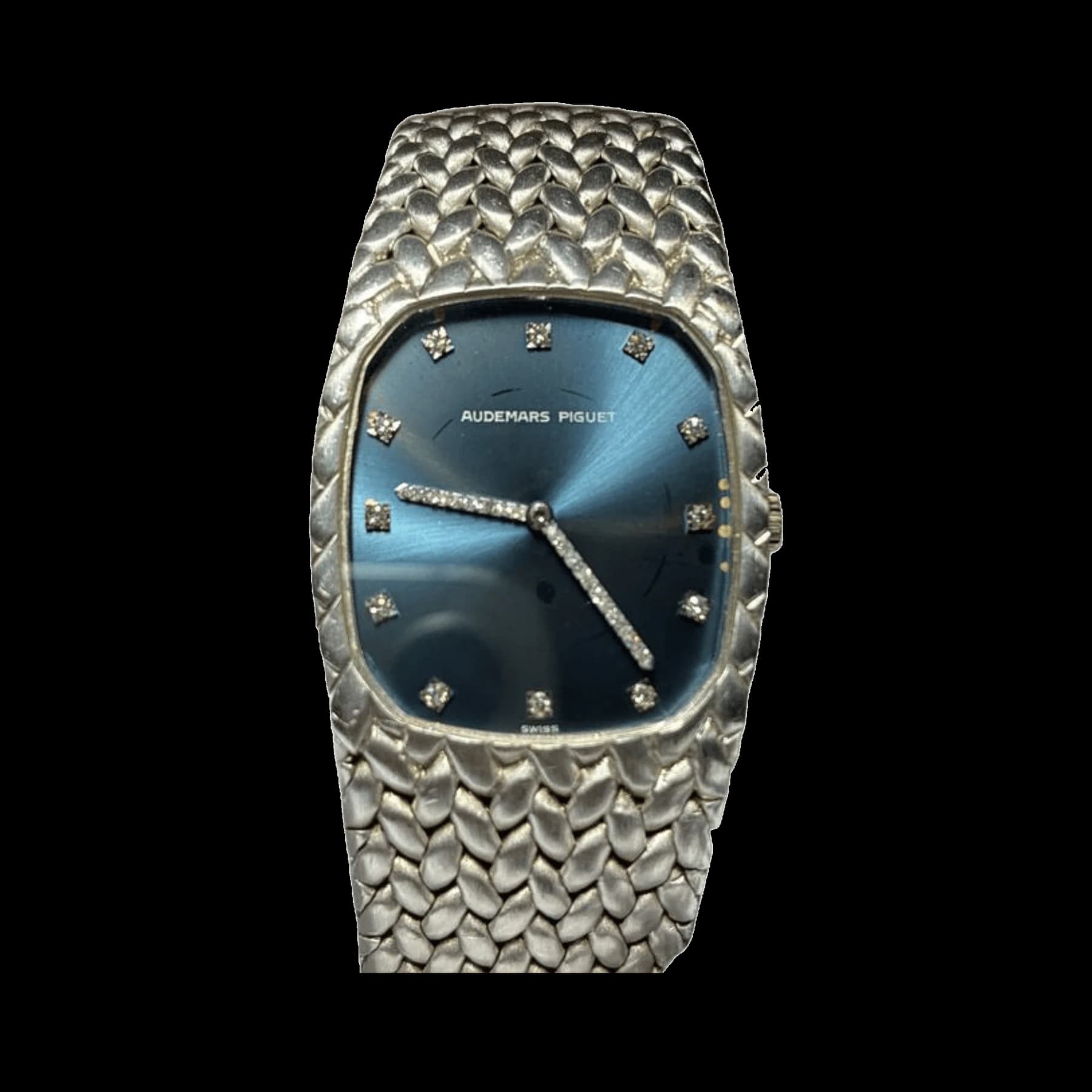 Audemars Piguet Cobra Vintage 'Ladies' White Gold Blue Diamond Dial
