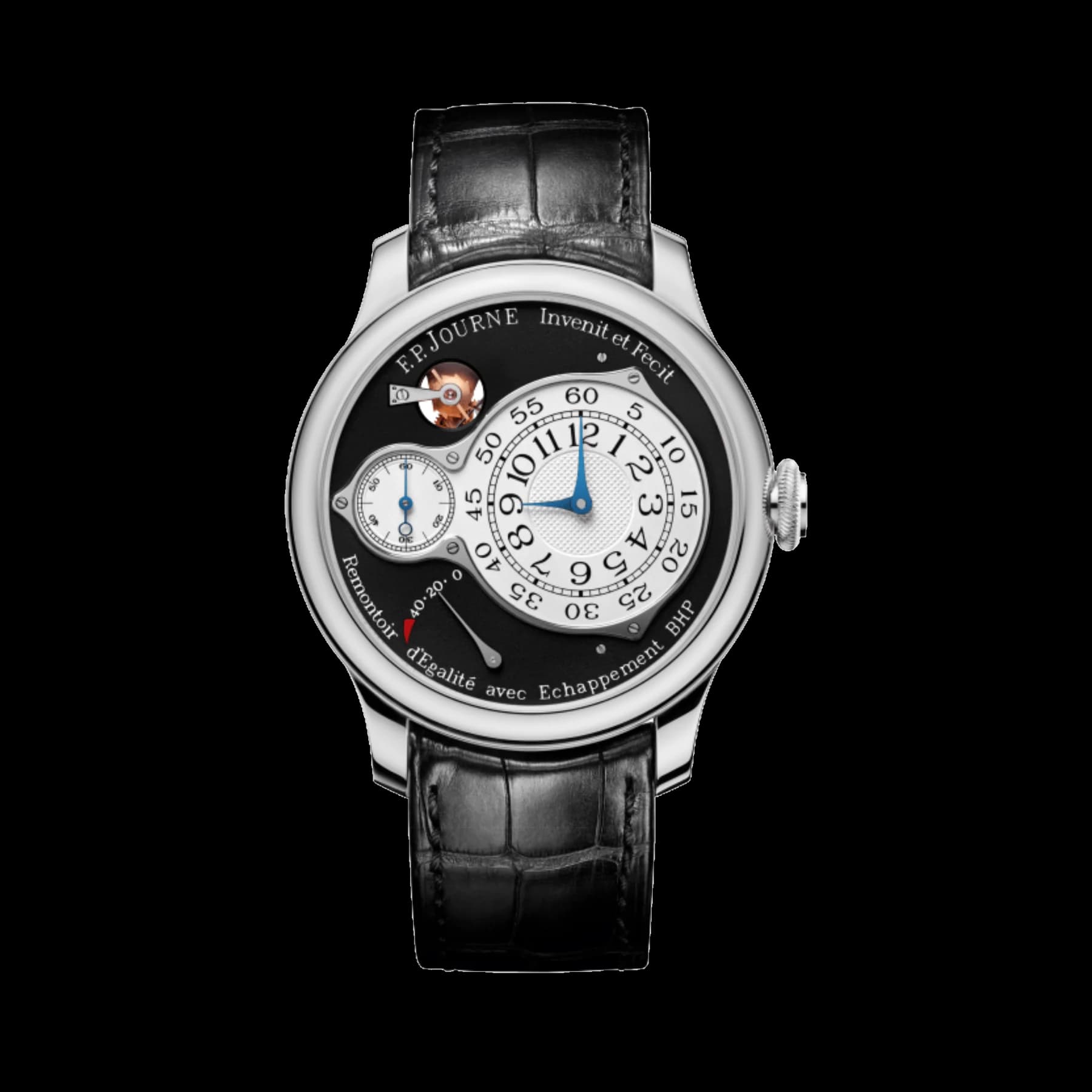 F.P.Journe Chronomètre Optimum Ref. CO Black Label Platinum Black Dial