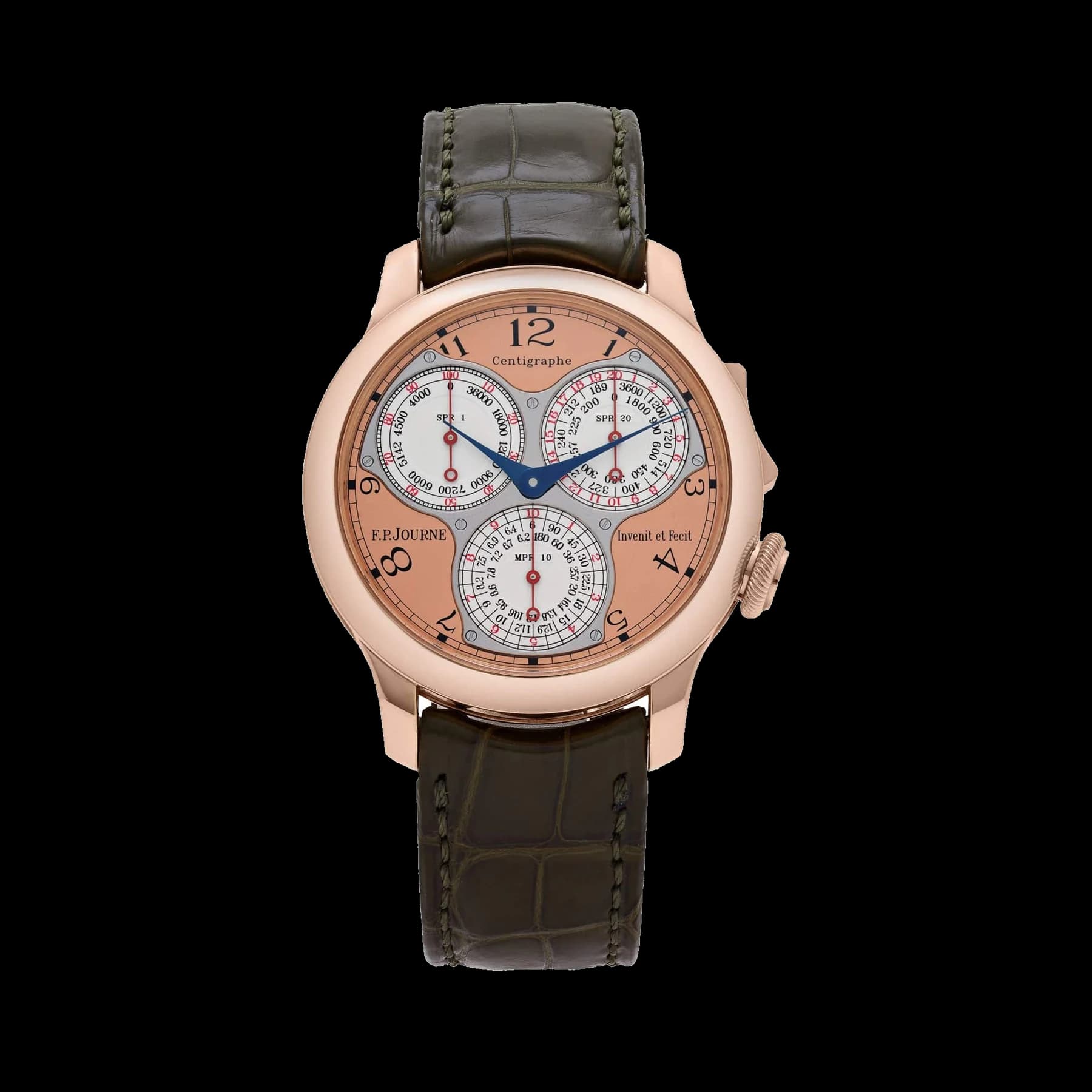 F.P.Journe Centigraphe Souverain Ref. CT Rose Gold Salmon Dial