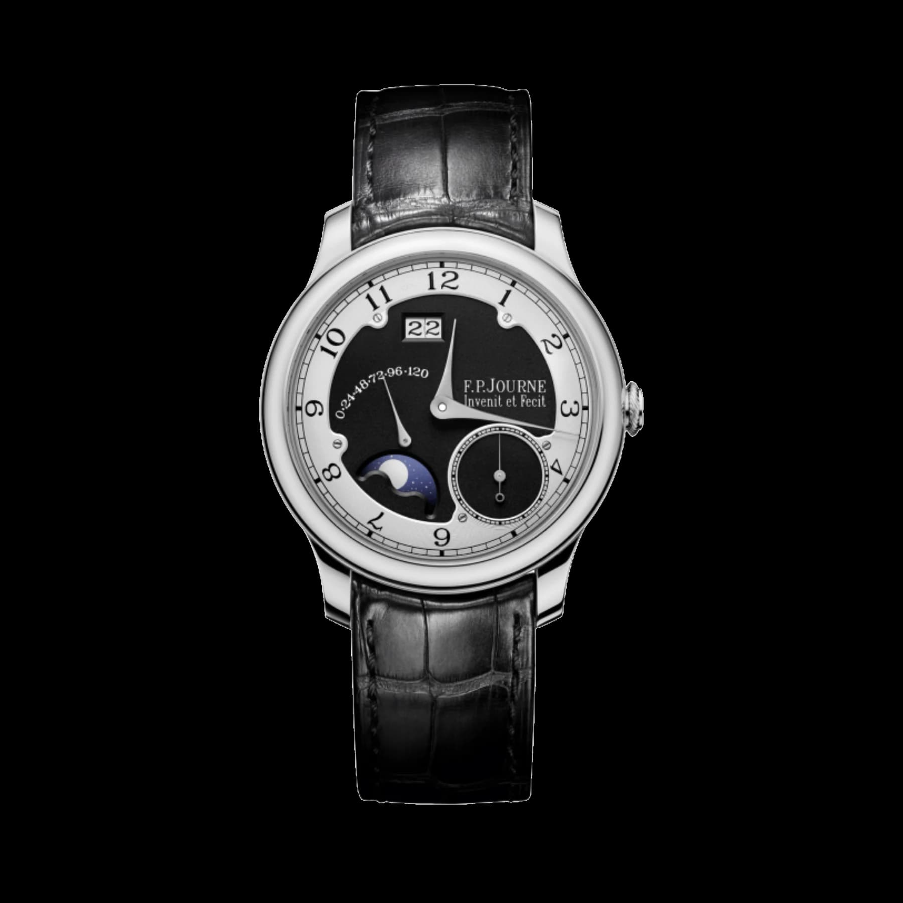 F.P.Journe Octa Divine Ref. D Black Label Platinum Black Dial
