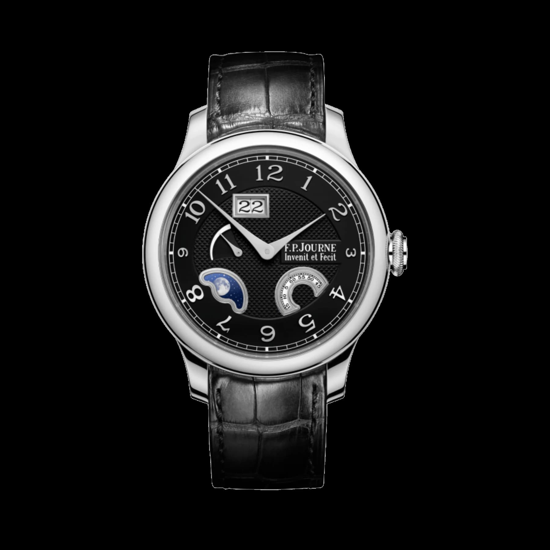 F.P.Journe Octa Divine Ref. DN Black Label Platinum Black Dial
