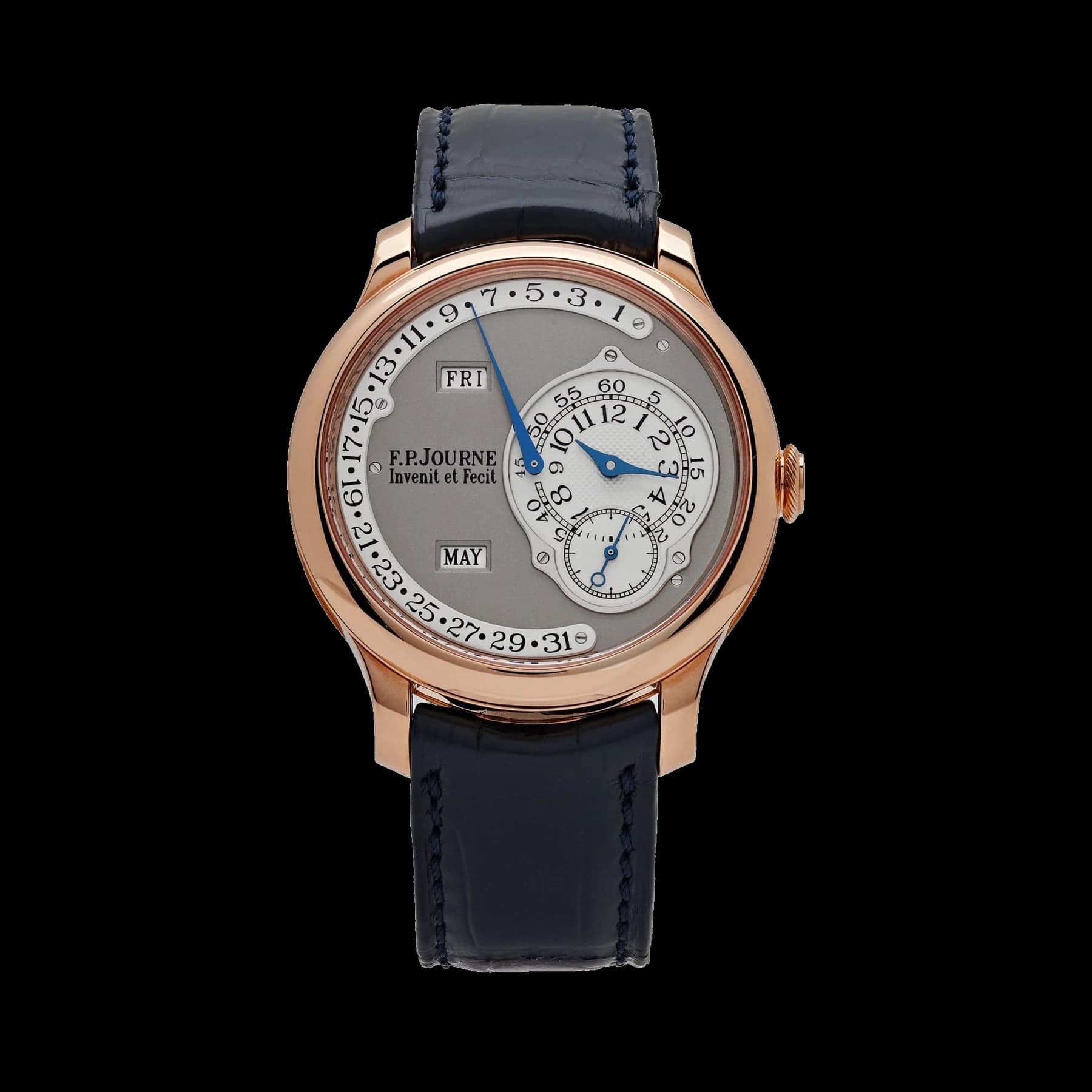 F.P.Journe Octa Calendrier Rose Gold White Gold Dial