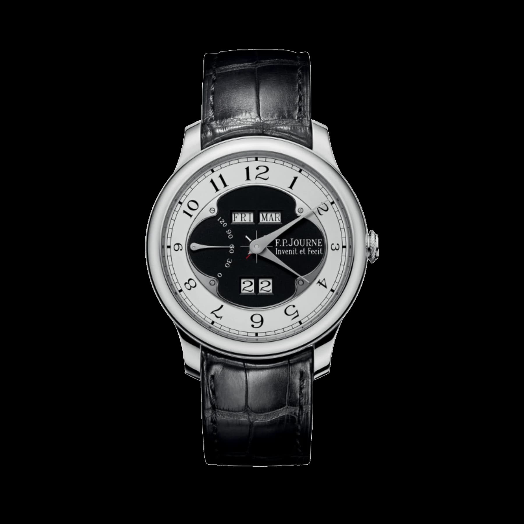 F.P.Journe Quantième Perpétuel Ref. QP Black Label Platinum Black Dial