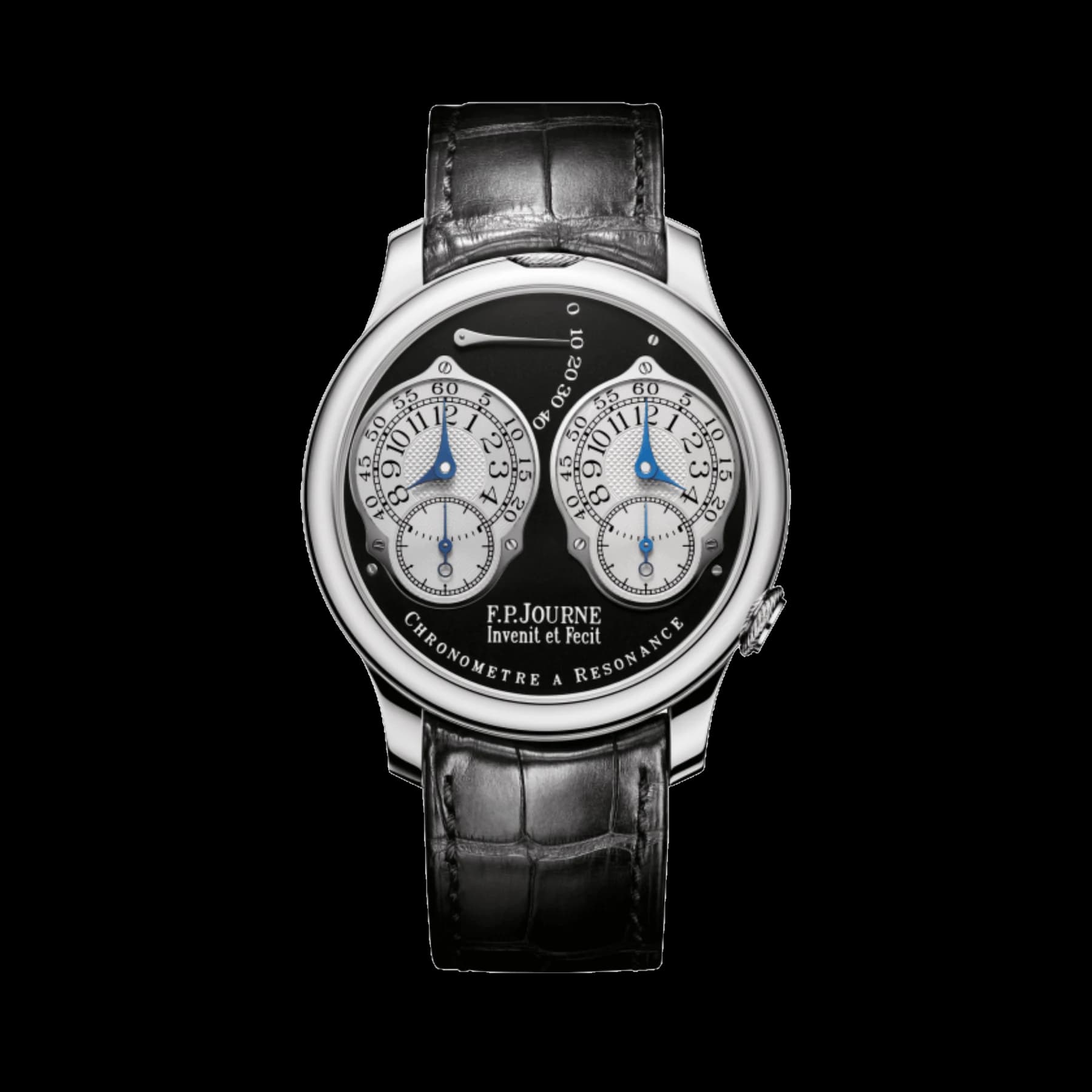 F.P.Journe Chronomètre À Résonance Ref. RN Black Label Platinum Black Dial