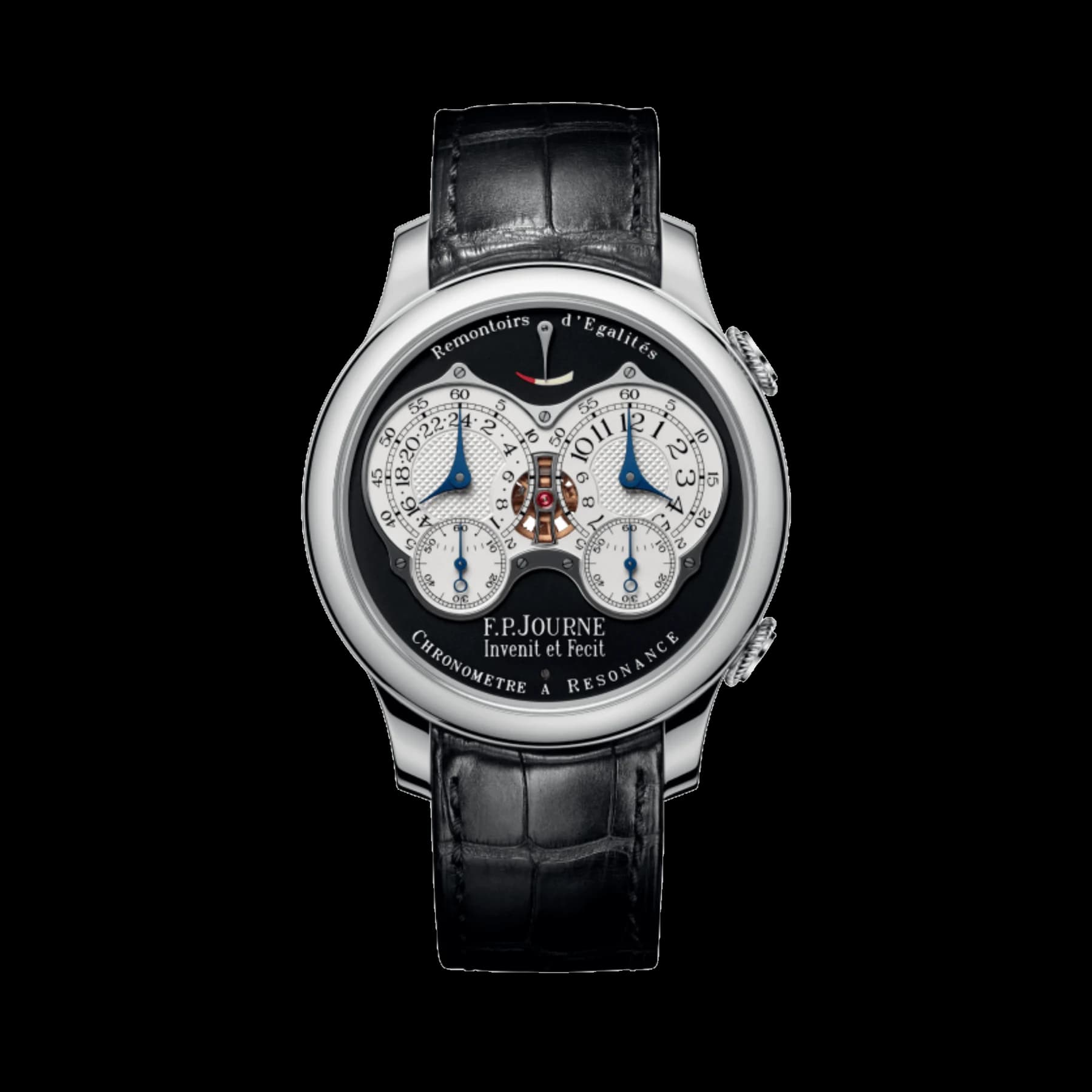 F.P.Journe Chronomètre À Résonance Ref. RQ Black Label Platinum Black Dial