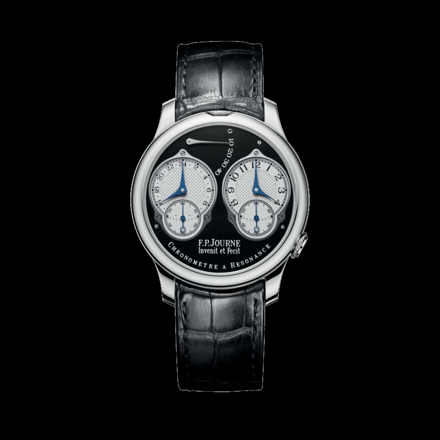 F.P.Journe Chronomètre À Résonance Ref. RT Black Label Platinum Black Dial