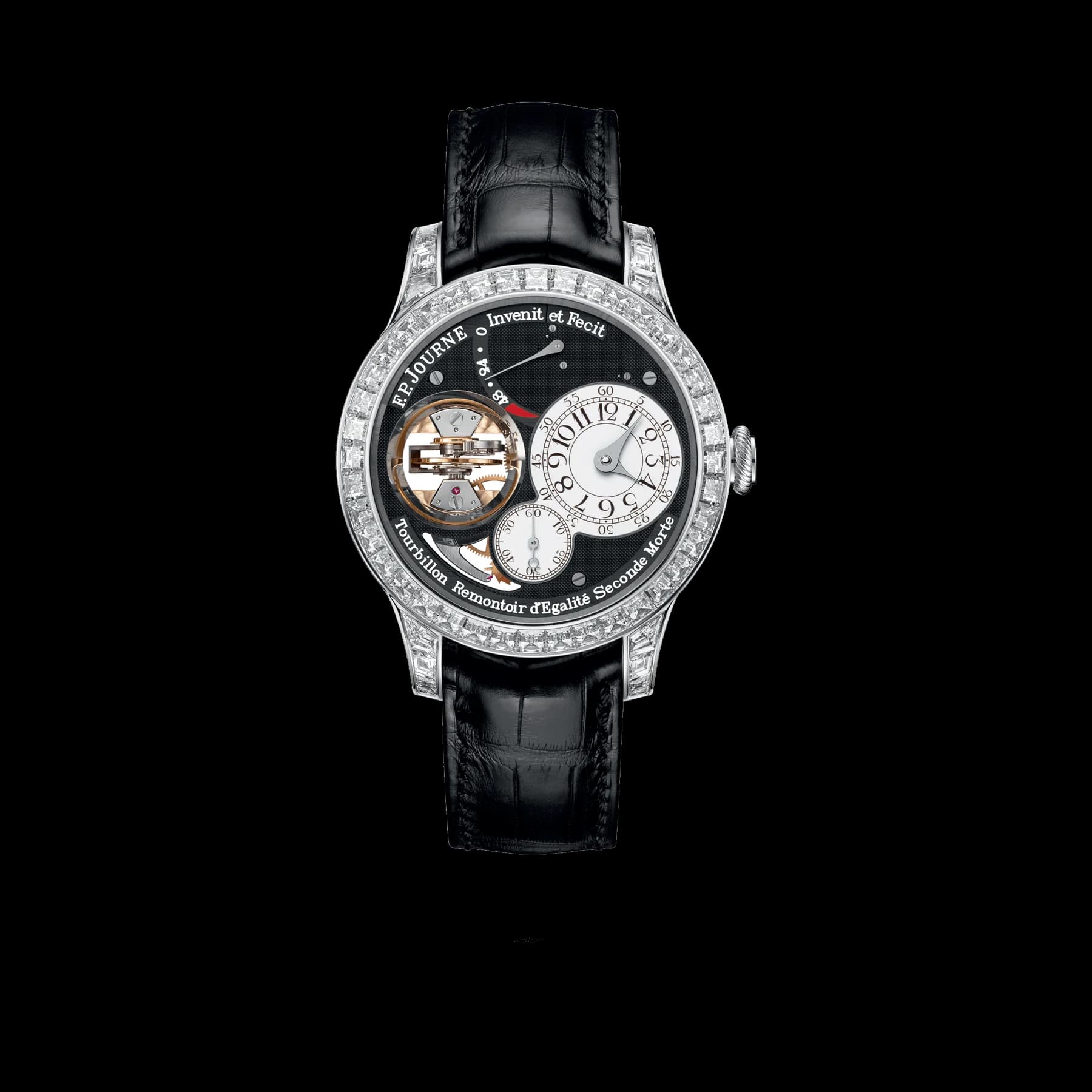 F.P.Journe TOURBILLON SOUVERAIN JOAILLERIE DIAMANTS