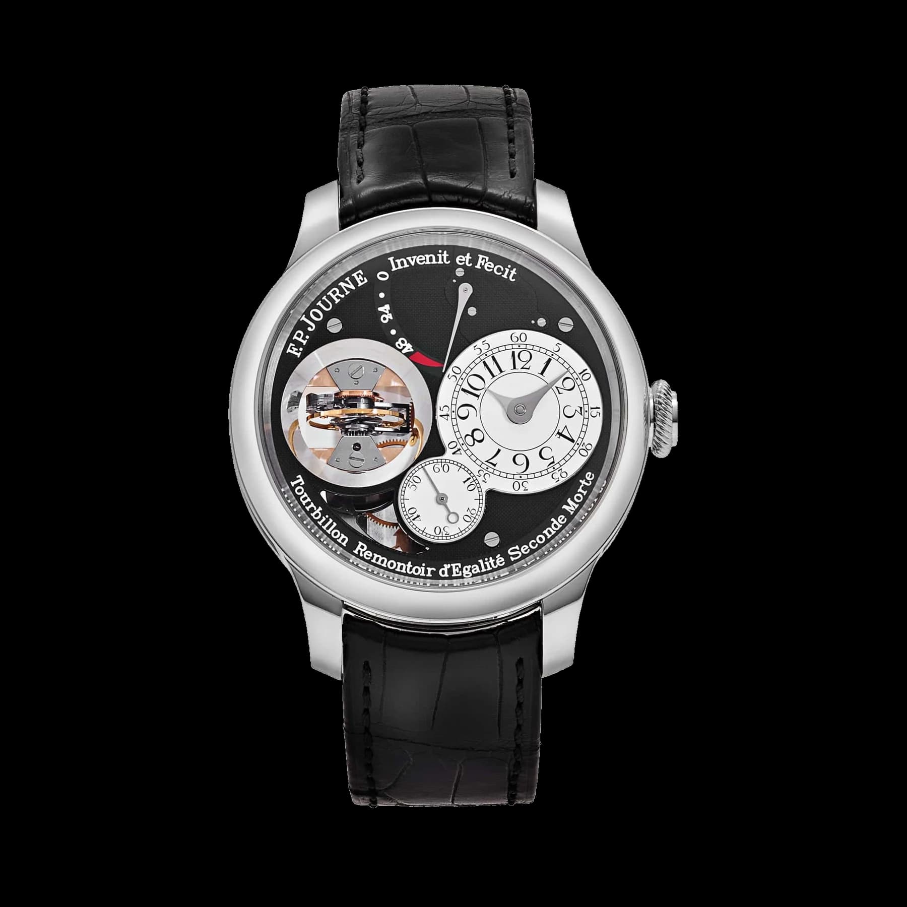 F.P.Journe Tourbillon Souverain Vertical Ref. TV Black Label Platinum Black Dial (2022)