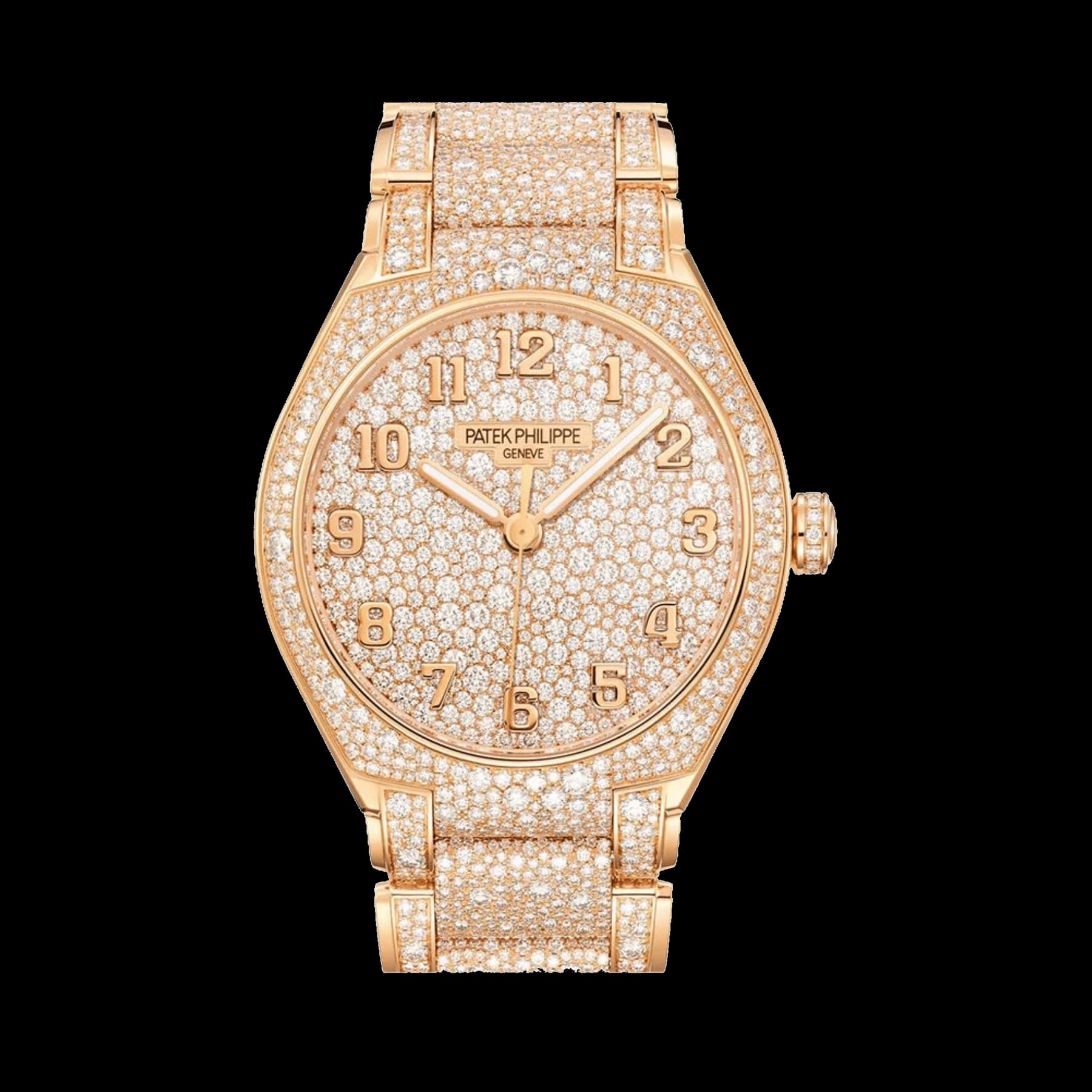 Patek Philippe Twenty-4 7300/1450R-001 'Ladies' Quartz Rose Gold Pavé Diamond Set