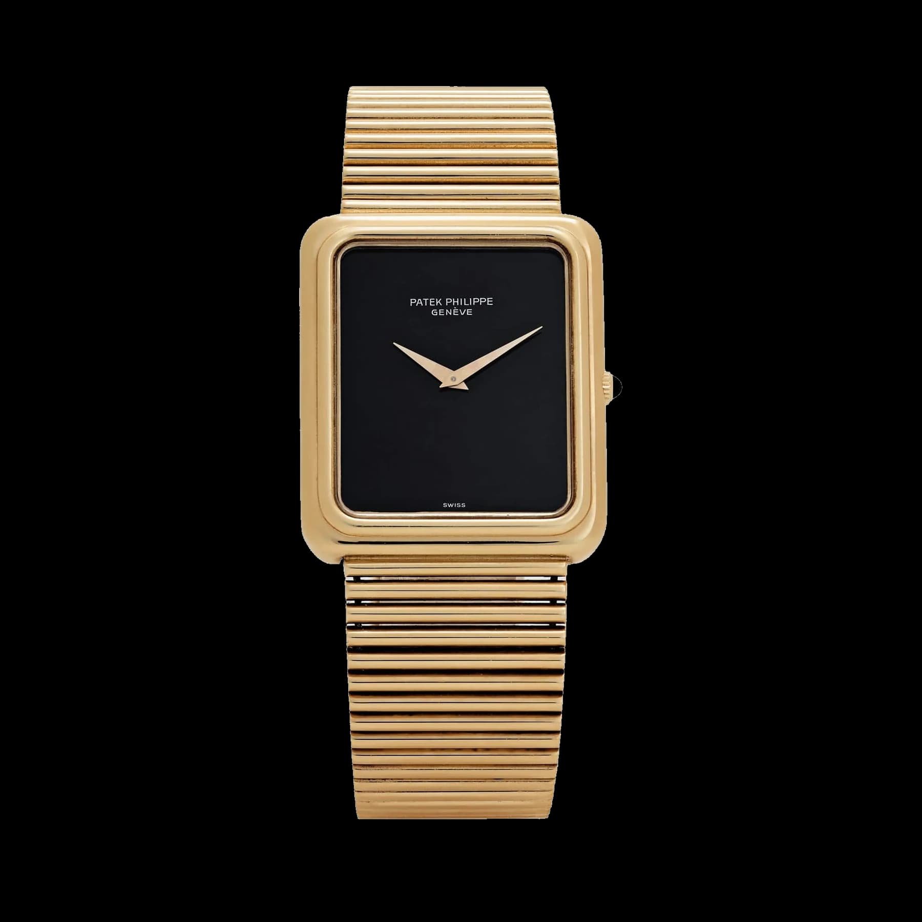 Patek Philippe Gondolo 3649-1 Yellow Gold Black Onyx Dial