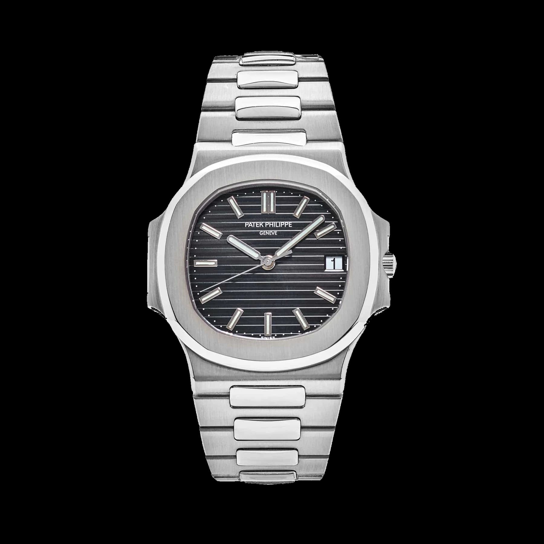 Patek Philippe Nautilus 3711/1G-001 White Gold Black Dial