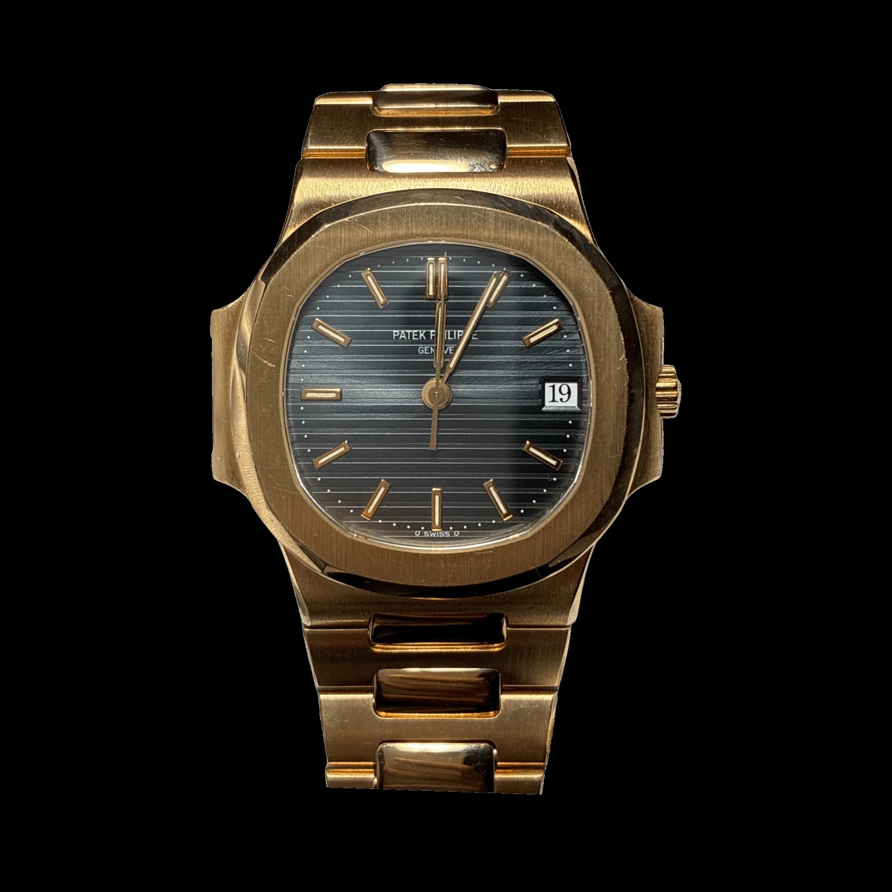 Patek Philippe Nautilus 3800/1 Yellow Gold Blue Dial