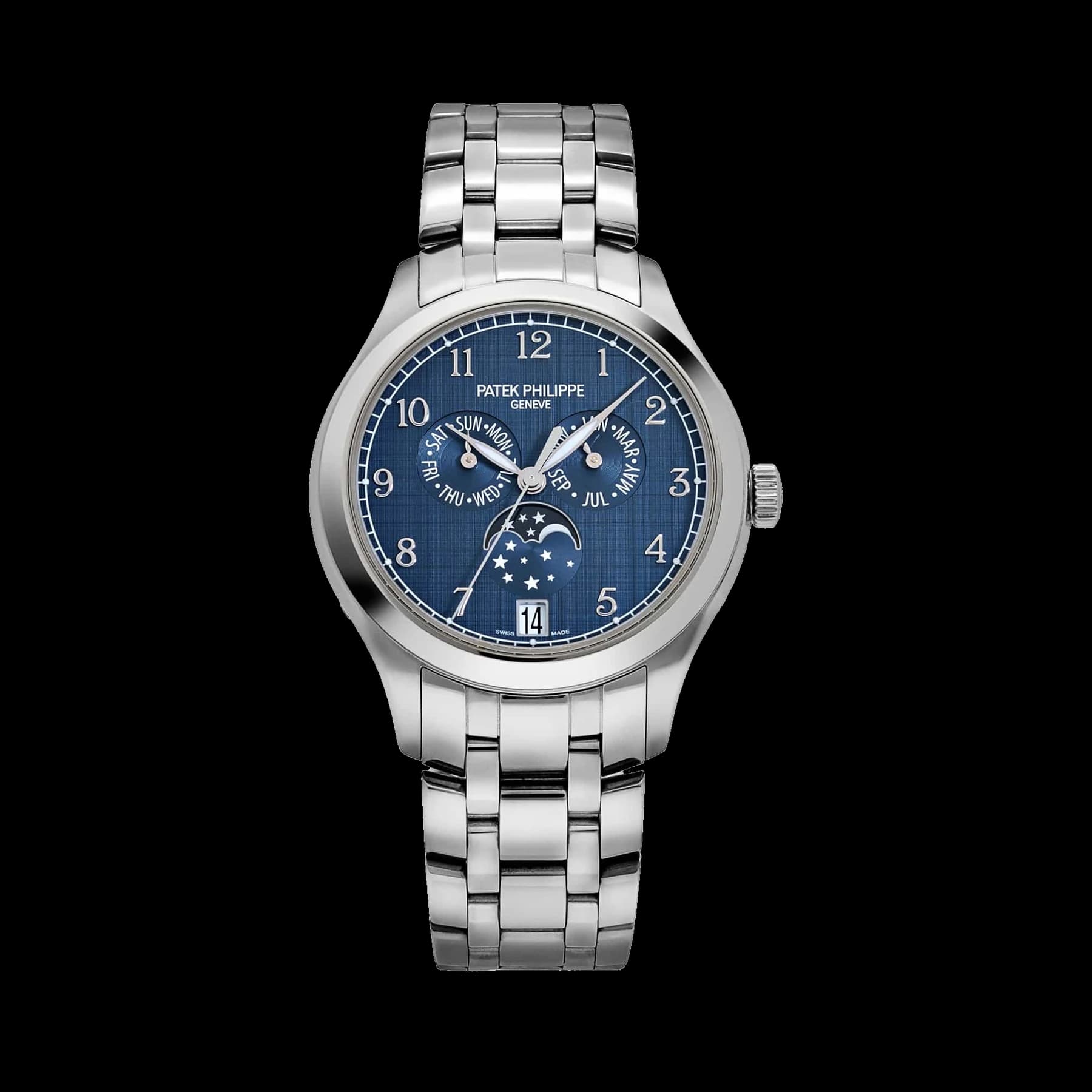 Patek Philippe Complications 4947/1A-001 Annual Calendar Moon Phases Stainless Steel Blue Dial (2024)