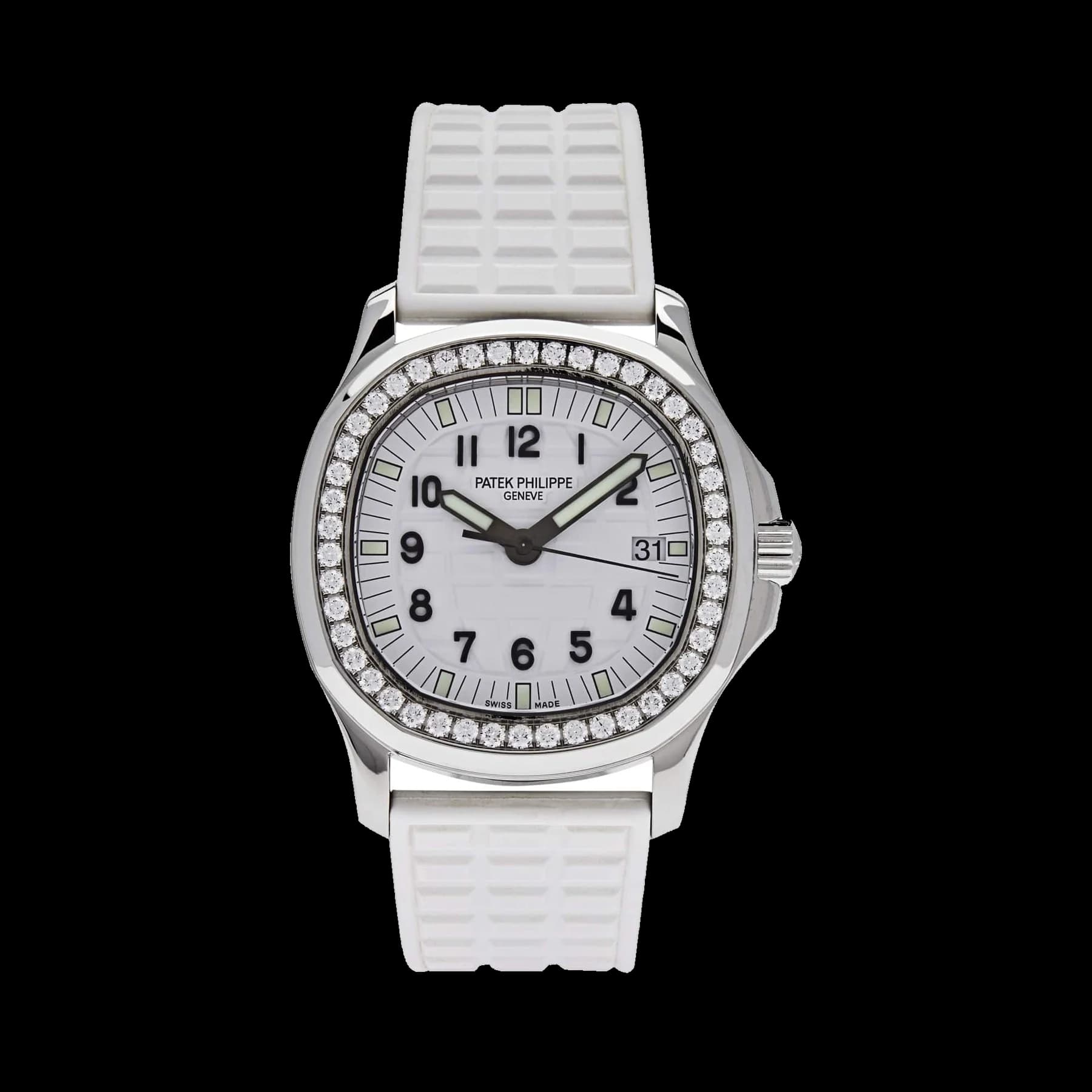 Patek Philippe Aquanaut 5067A-011 Quartz Steel White Dial