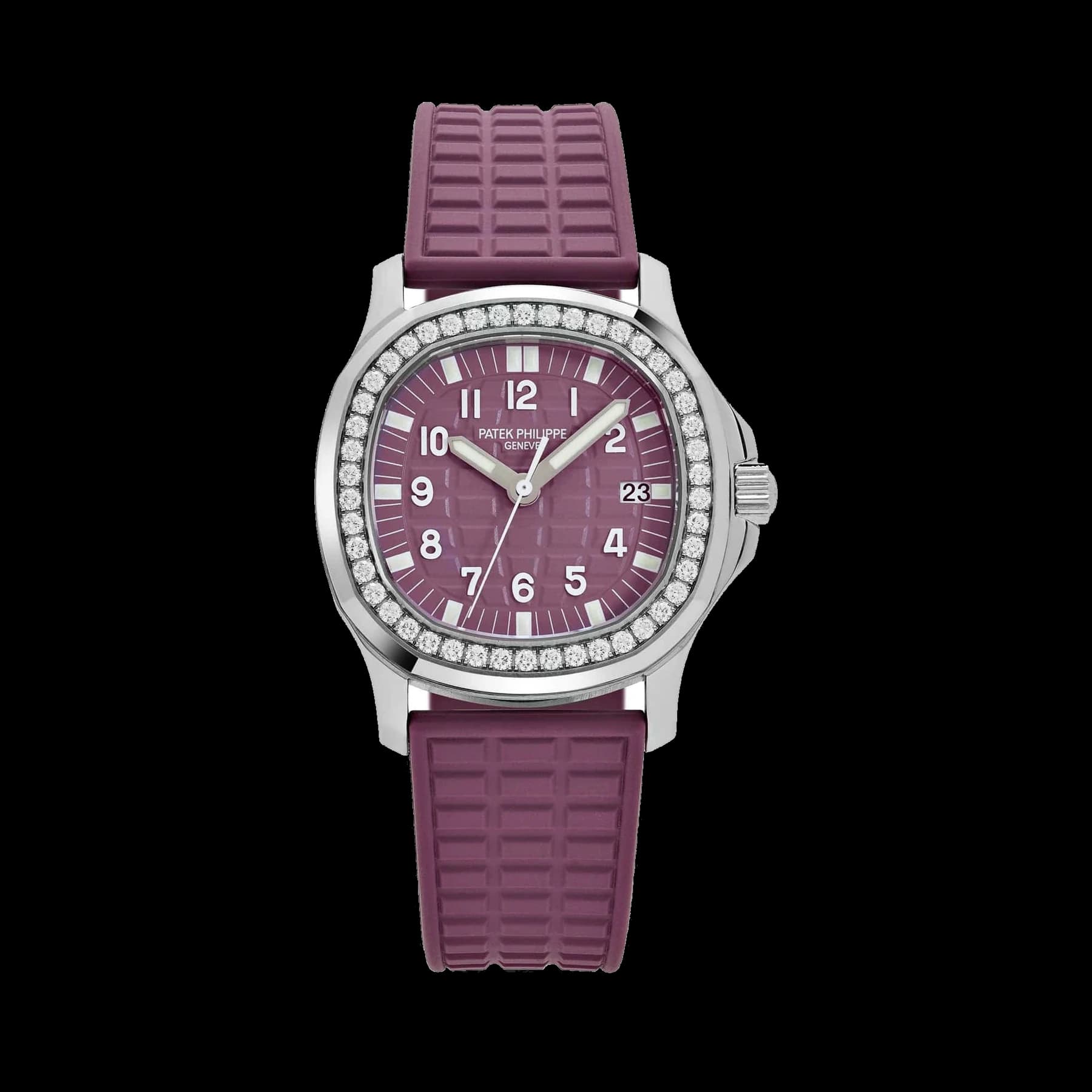 Patek Philippe Aquanaut Luce 5067A-016 'Ladies' Stainless Steel Pink Dial Diamond Bezel (2006)