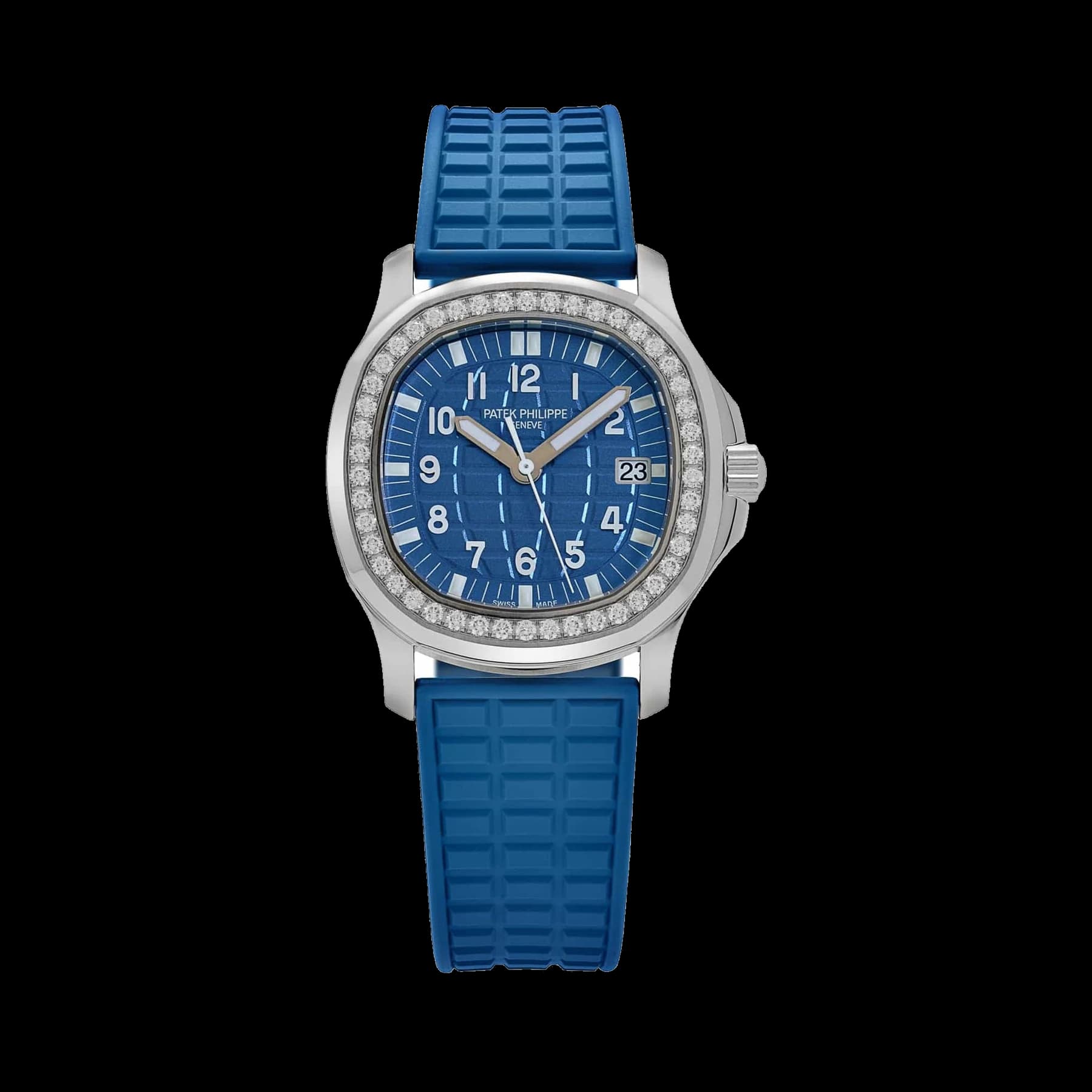 Patek Philippe Aquanaut Luce 5067A-022 'Ladies' Stainless Steel Blue Dial Diamond Bezel (2015)