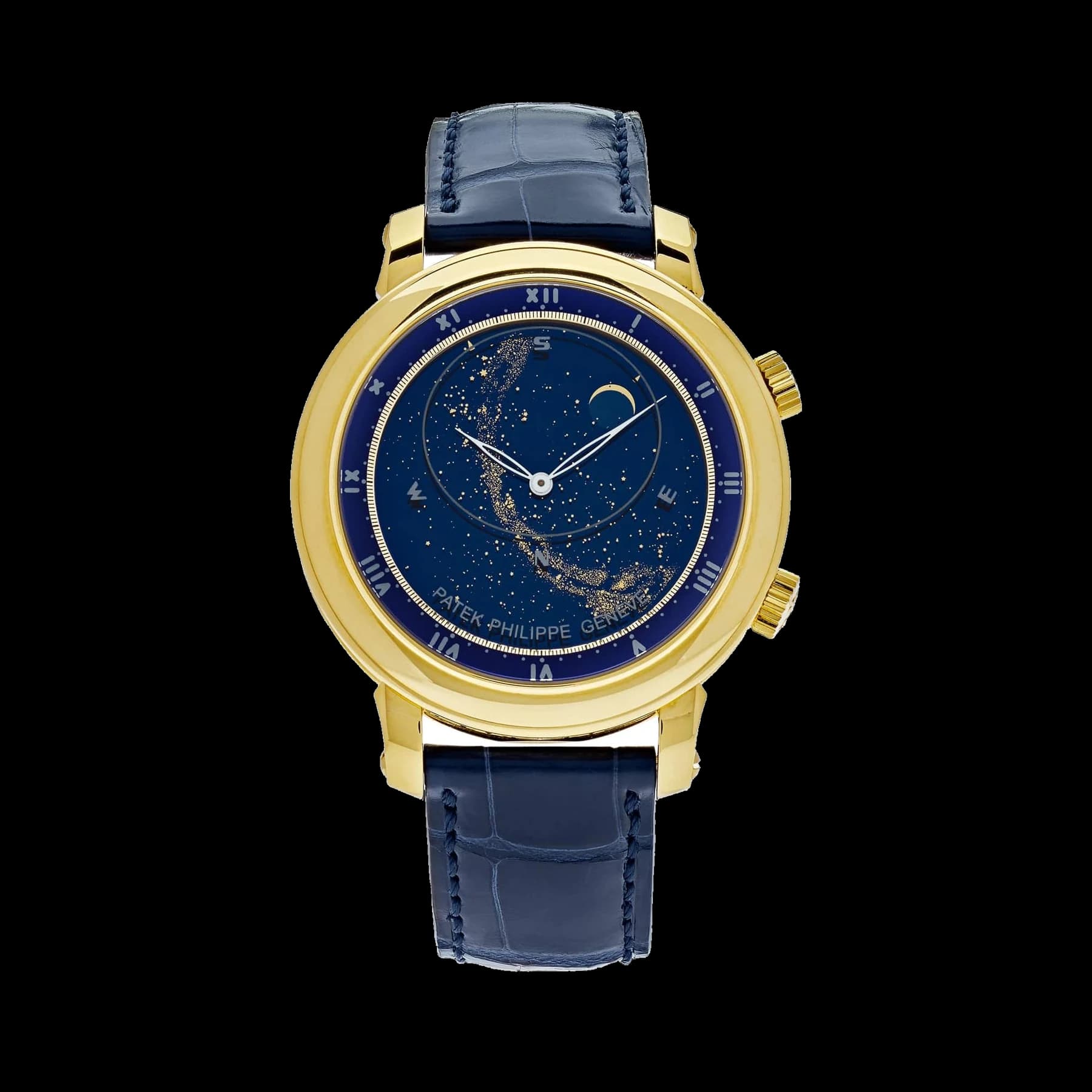 Patek Philippe Celestial Grand Complications 5102J-001 Sky Chart Yellow Gold Blue Dial