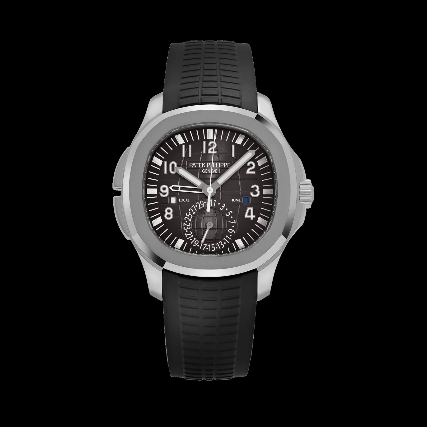 Patek Philippe Aquanaut 5164A-001 'Travel Time' Stainless Steel Black Dial (2019)