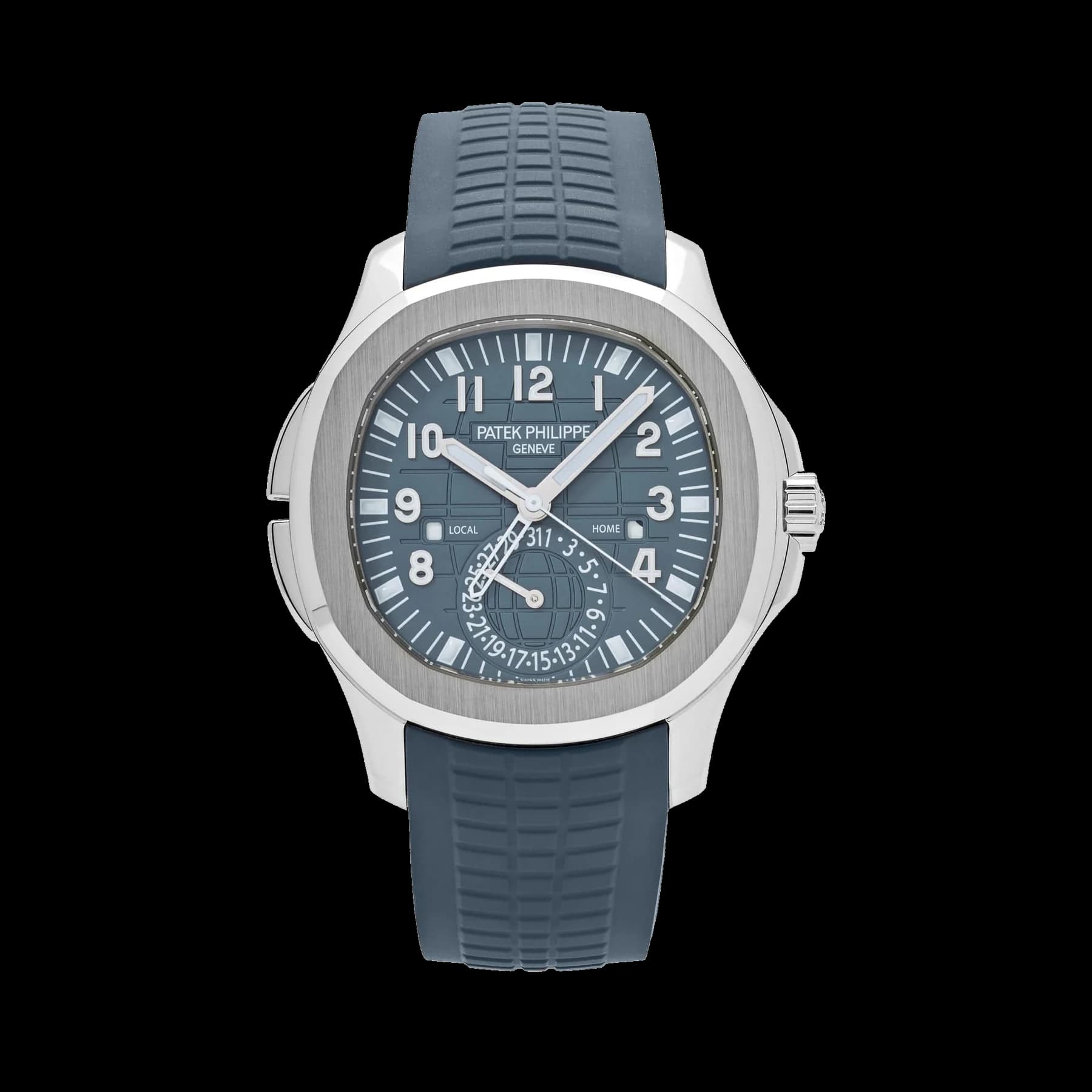 Patek Philippe Aquanaut 5164G-001 'Travel Time' White Gold Blue-Gray Dial (2024)