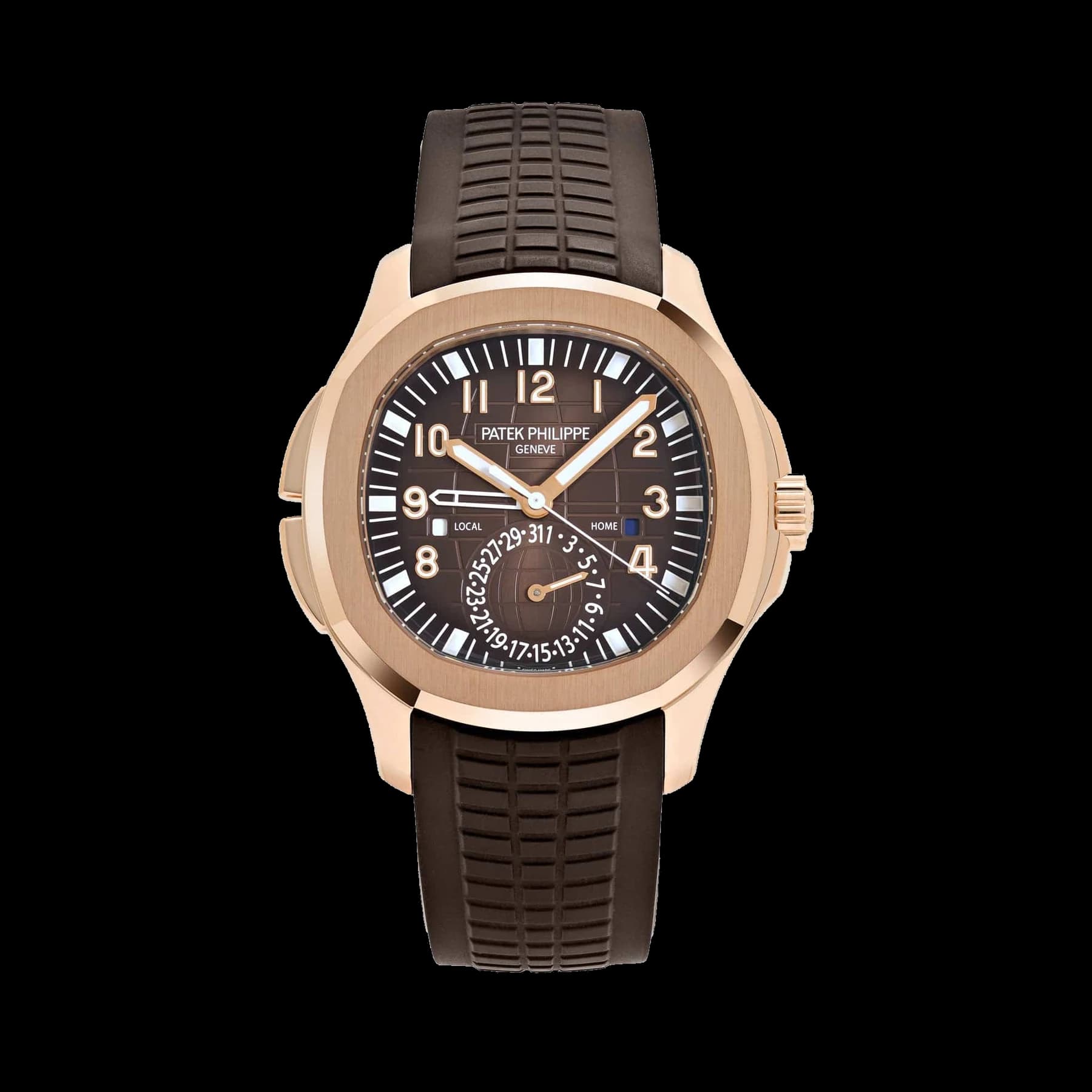 Patek Philippe Aquanaut 5164R-001 'Travel Time' Rose Gold Brown Dial (2025)