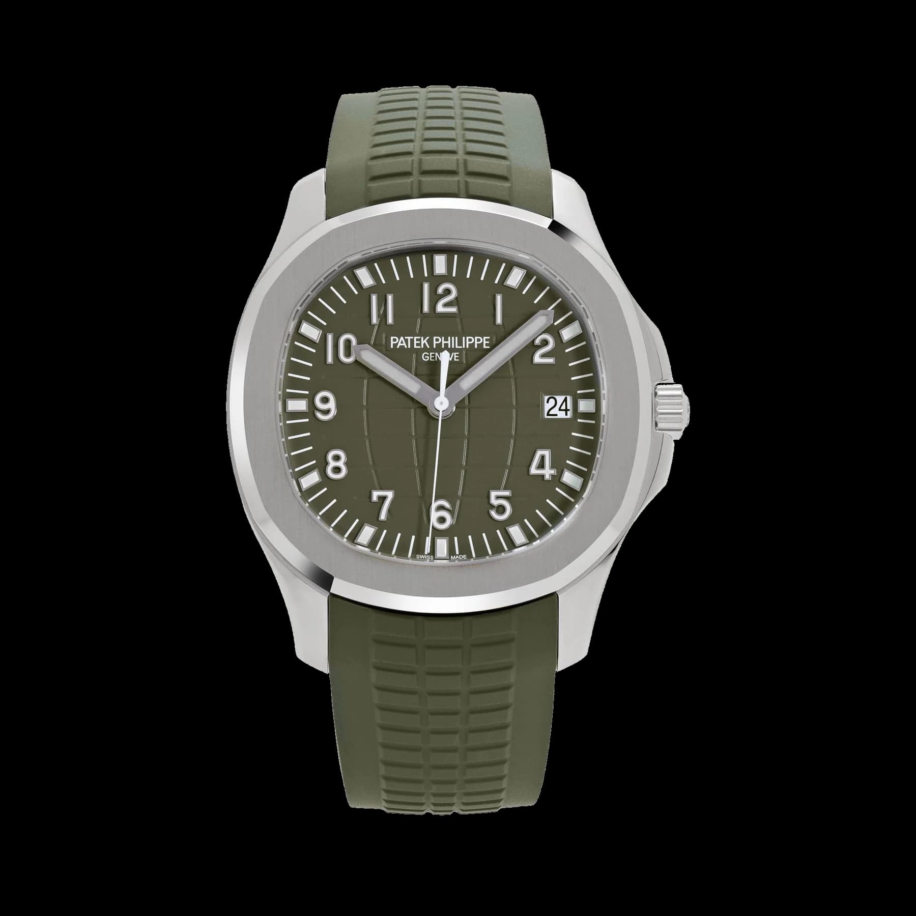 Patek Philippe Aquanaut 5168G-010 'Jumbo' White Gold Khaki Green (2023)