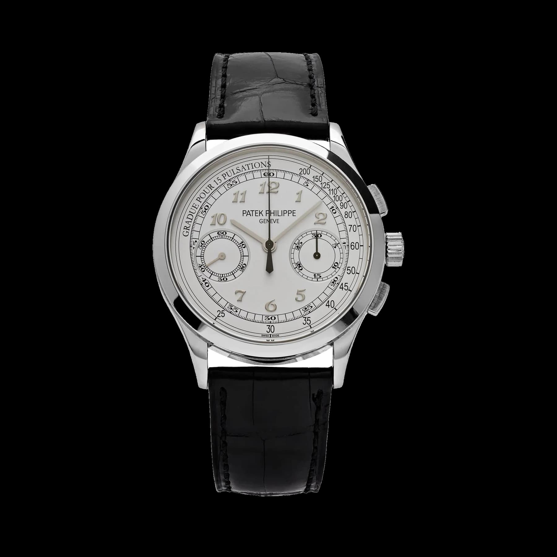 Patek Philippe Chronograph 5170G-001 White Gold White Dial