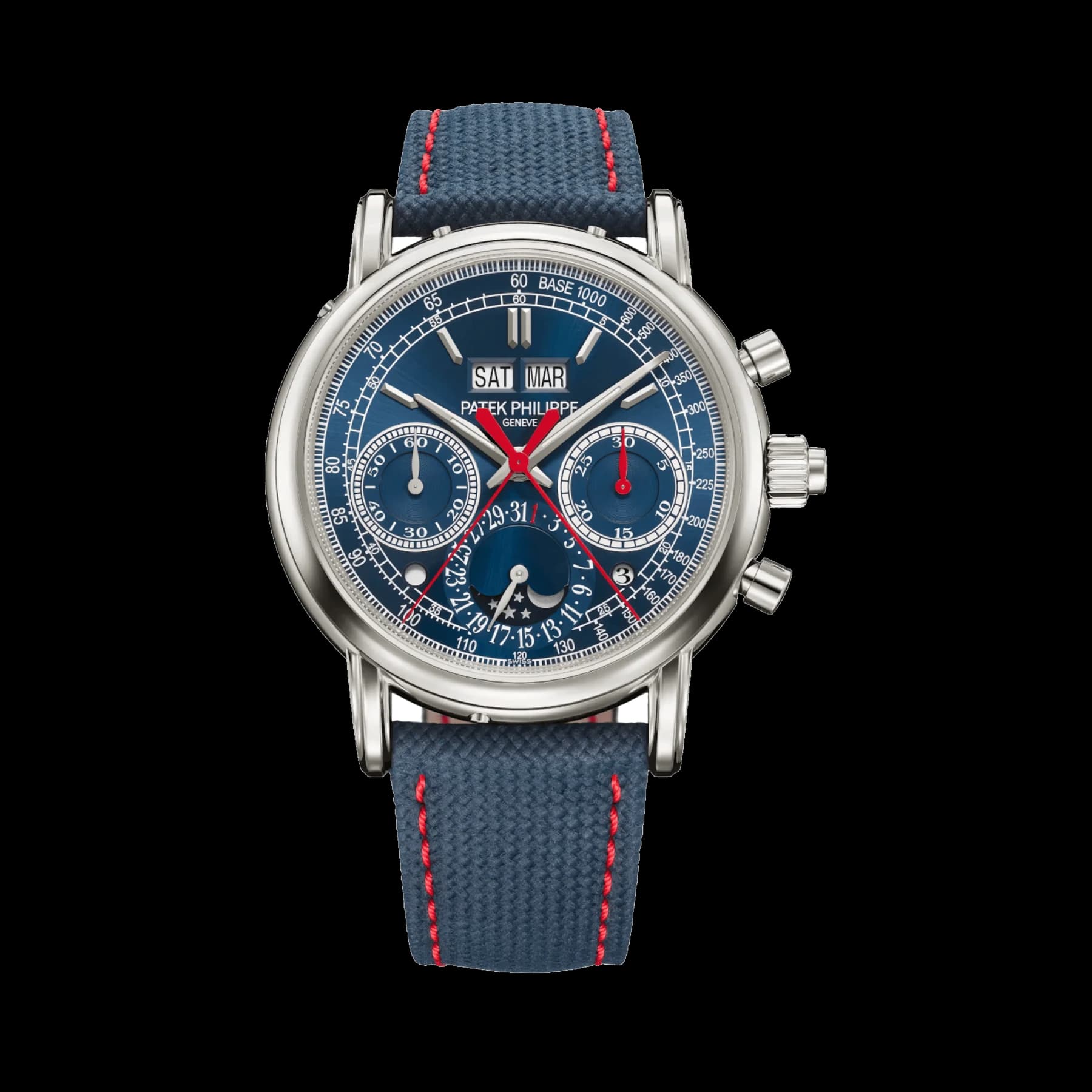 Patek Philippe Grand Complications 5204G-010 Split Seconds Chronograph Perpetual Calendar White Gold Navy Blue Dial (2026)