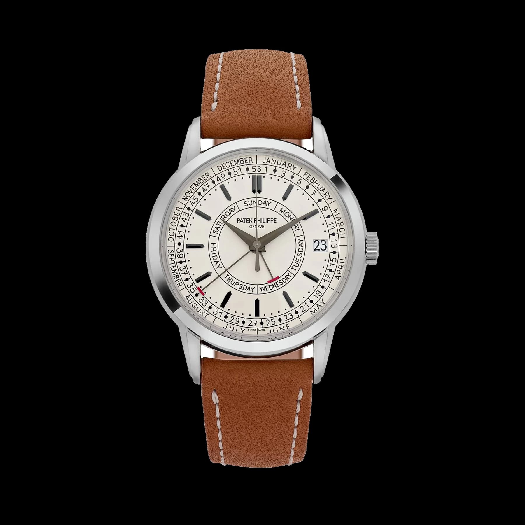 Patek Philippe Complications Calatrava 5212A-001 Weekly Calendar Stainless Steel Silver Opaline Dial (2025)