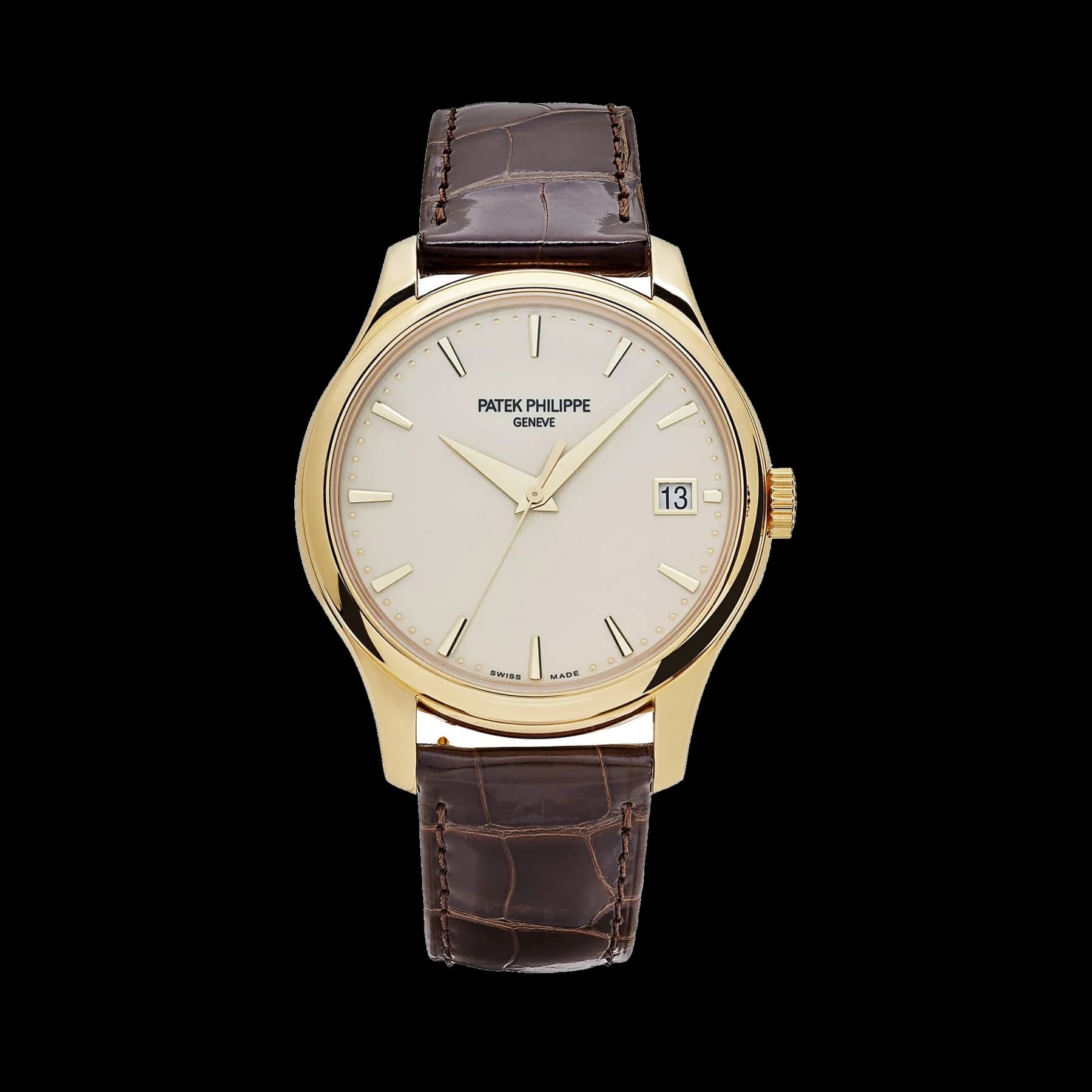Patek Philippe Calatrava 5227J-001 Yellow Gold Lacquered Ivory Dial