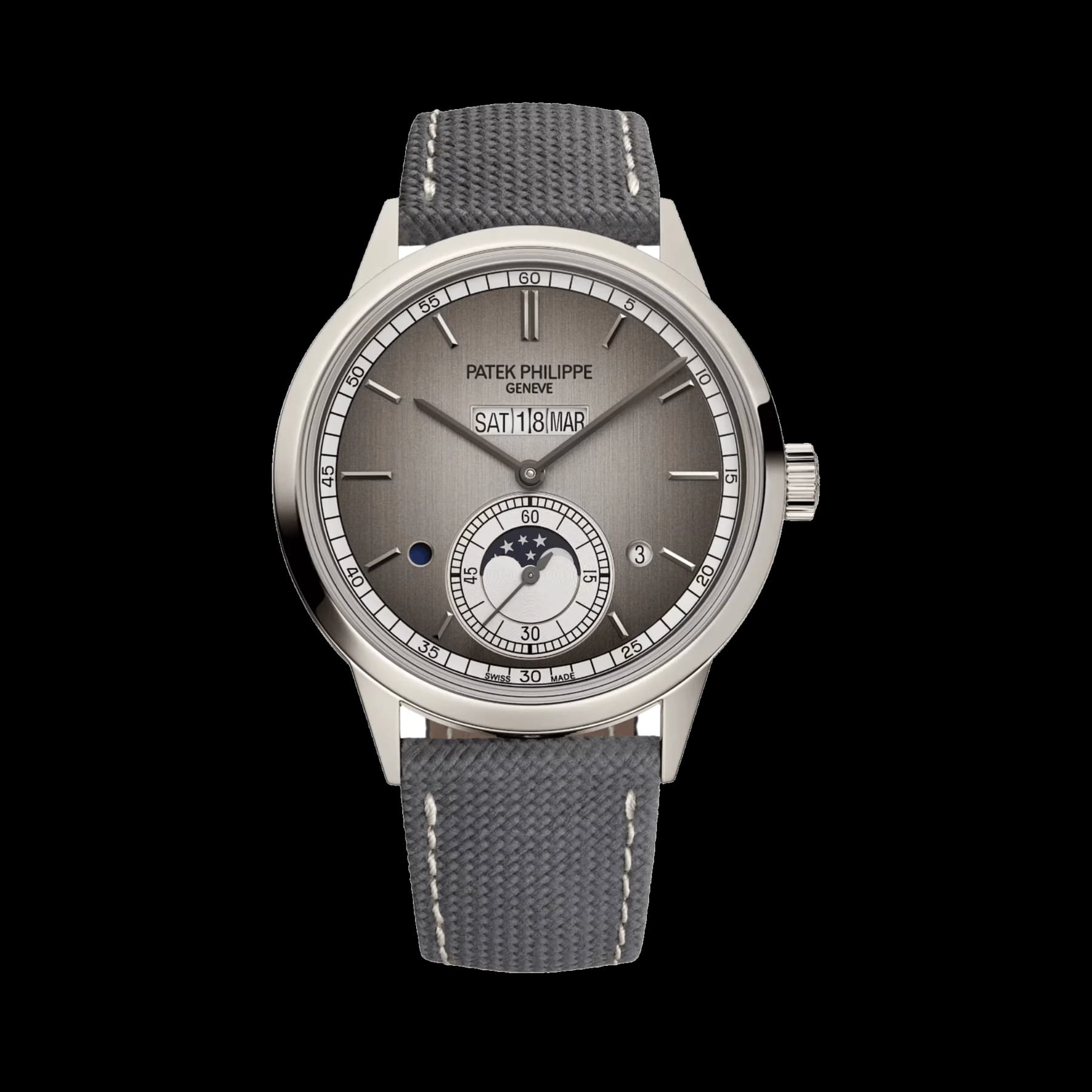 Patek Philippe Grand Complications 5236P-011 In-Line Perpetual Calendar Platinum Silvery Dial (2026)