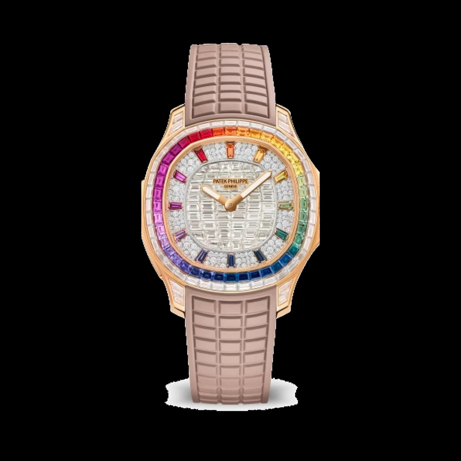 Patek Philippe Aquanaut 5260/355R 'Haute Joaillerie' Minute Repeater Rainbow Gemstones and Diamonds