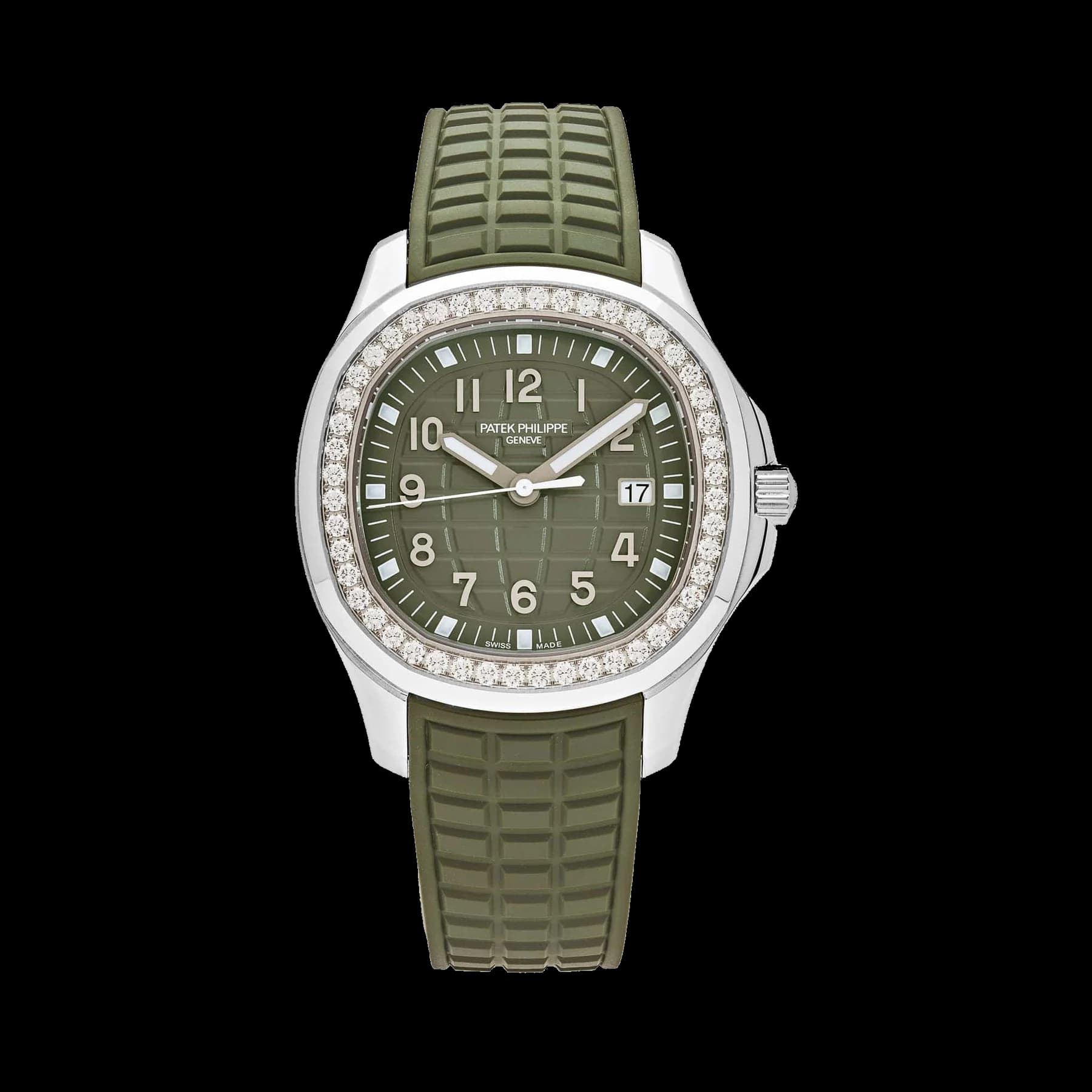 Patek Philippe Aquanaut Luce 5267/200A-011 Stainless Steel Green Dial Diamond Bezel (2025)