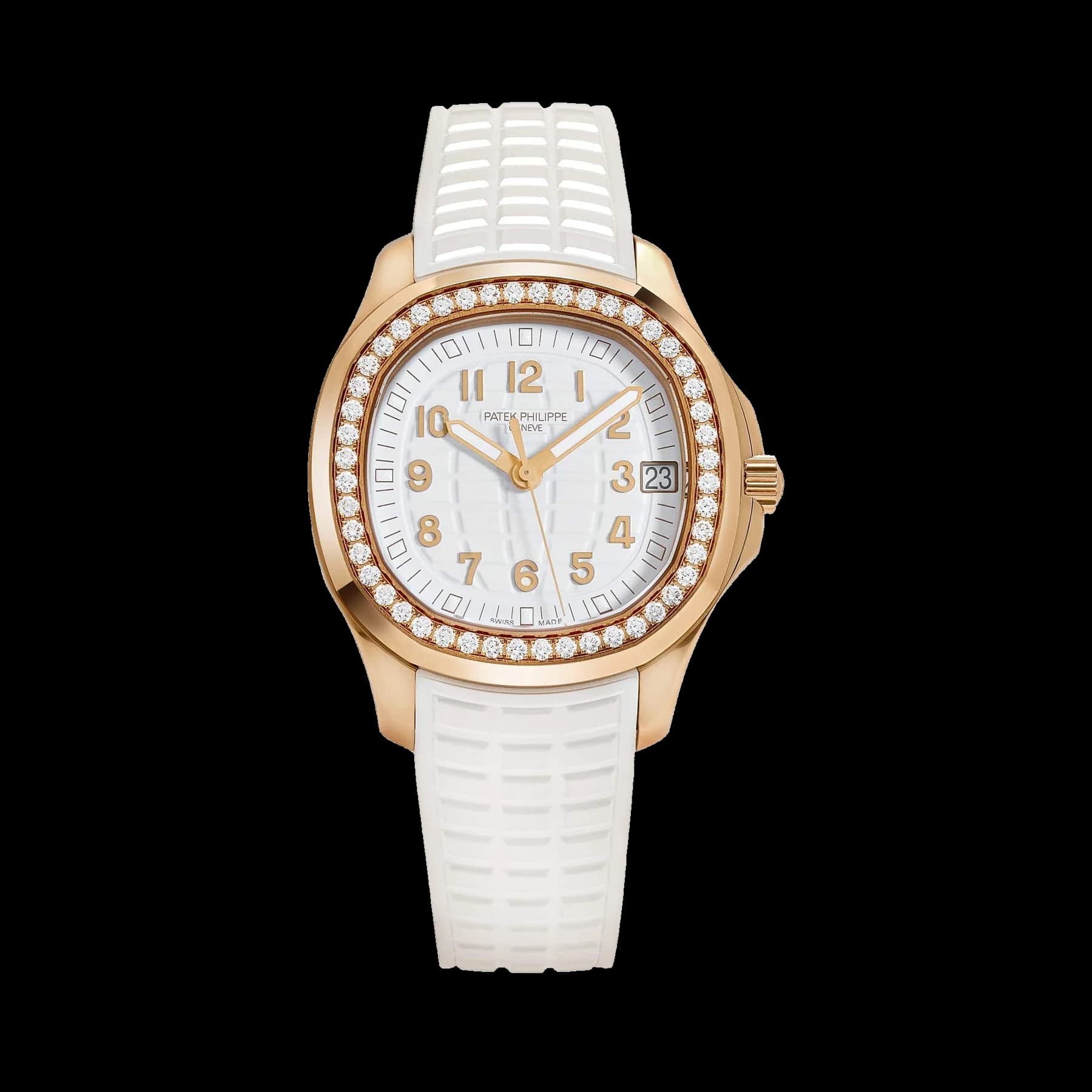 Patek Philippe Aquanaut Luce 5268/200R-001 Rose Gold White Dial Diamond Bezel