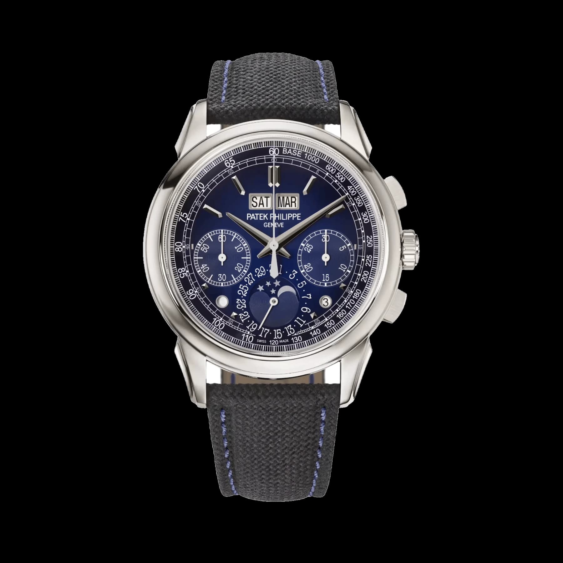 Patek Philippe Grand Complications 5270P-016 Perpetual Calendar Chronograph Platinum Blue Dial (2026)
