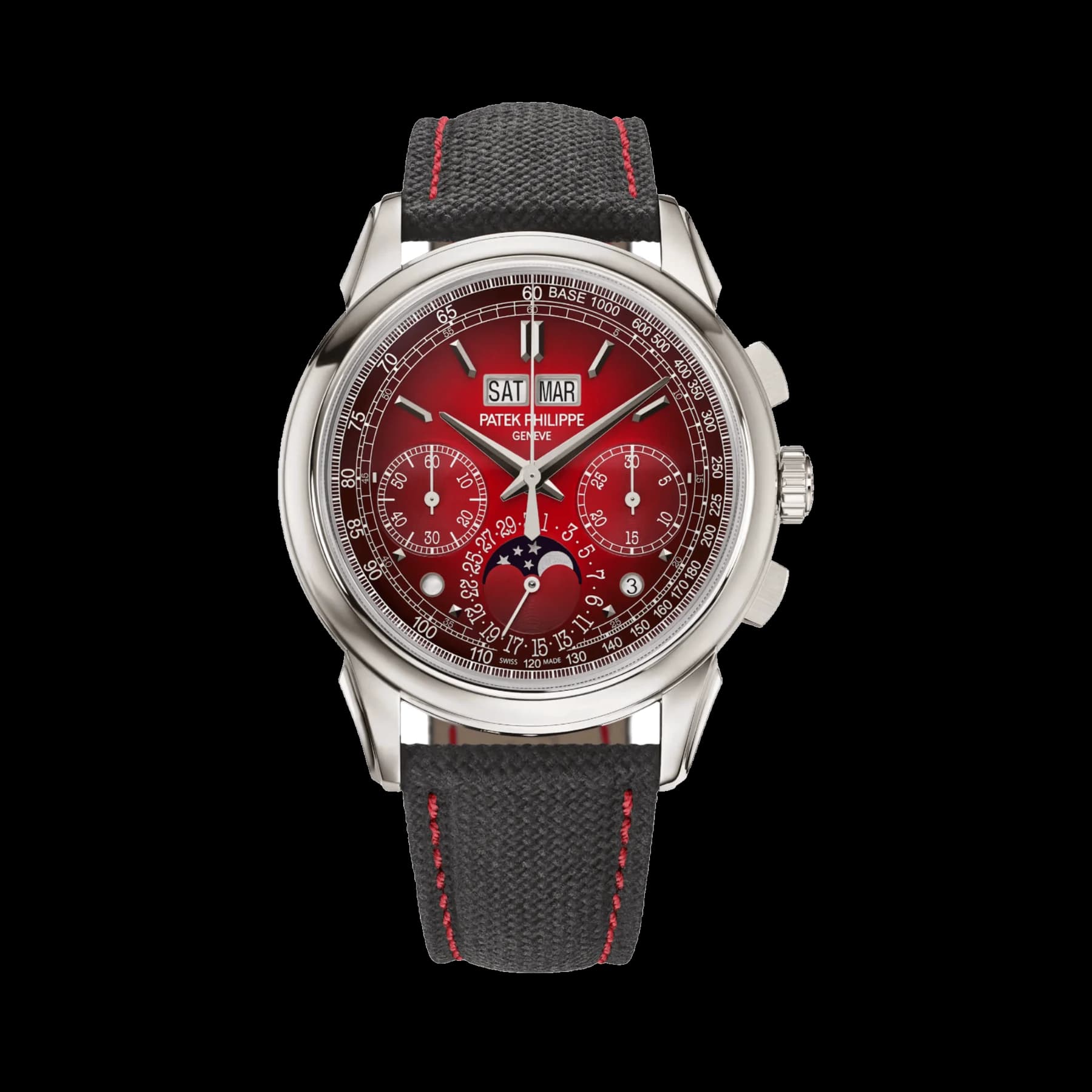 Patek Philippe Grand Complications 5270P-017 Perpetual Calendar Chronograph Platinum Red Dial (2026)